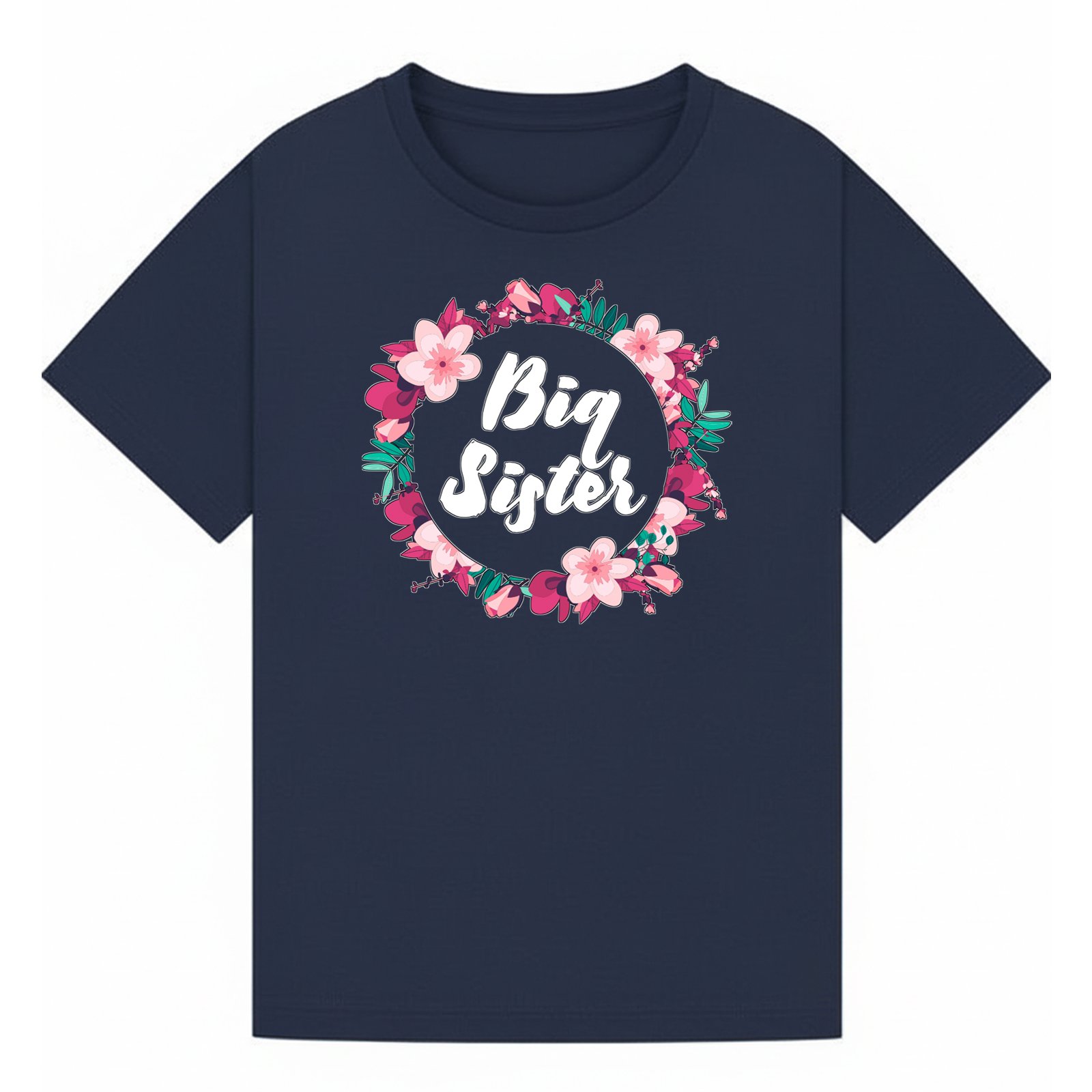 BGSIS03 artwork on navy T-shirt