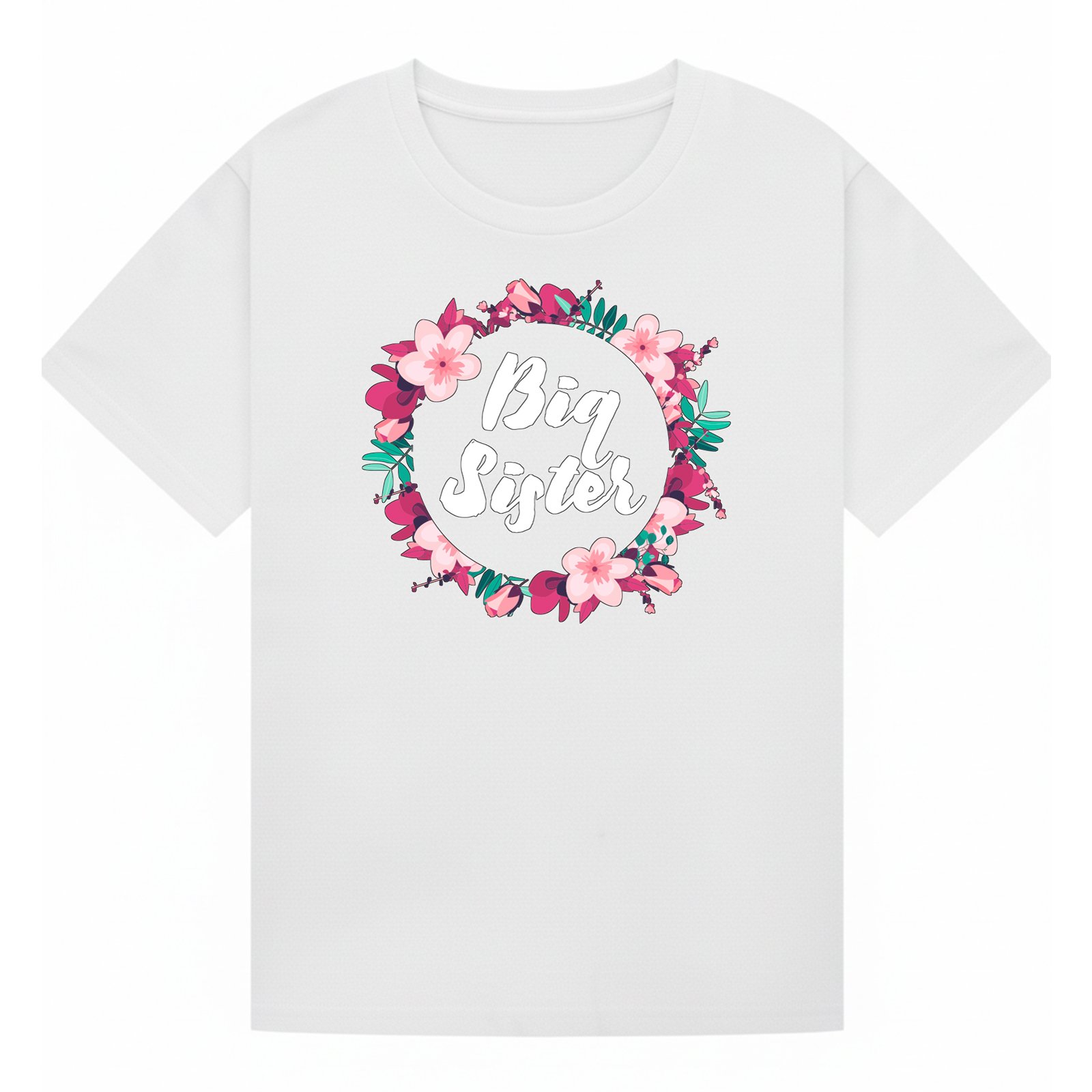 BGSIS03 artwork on white T-shirt