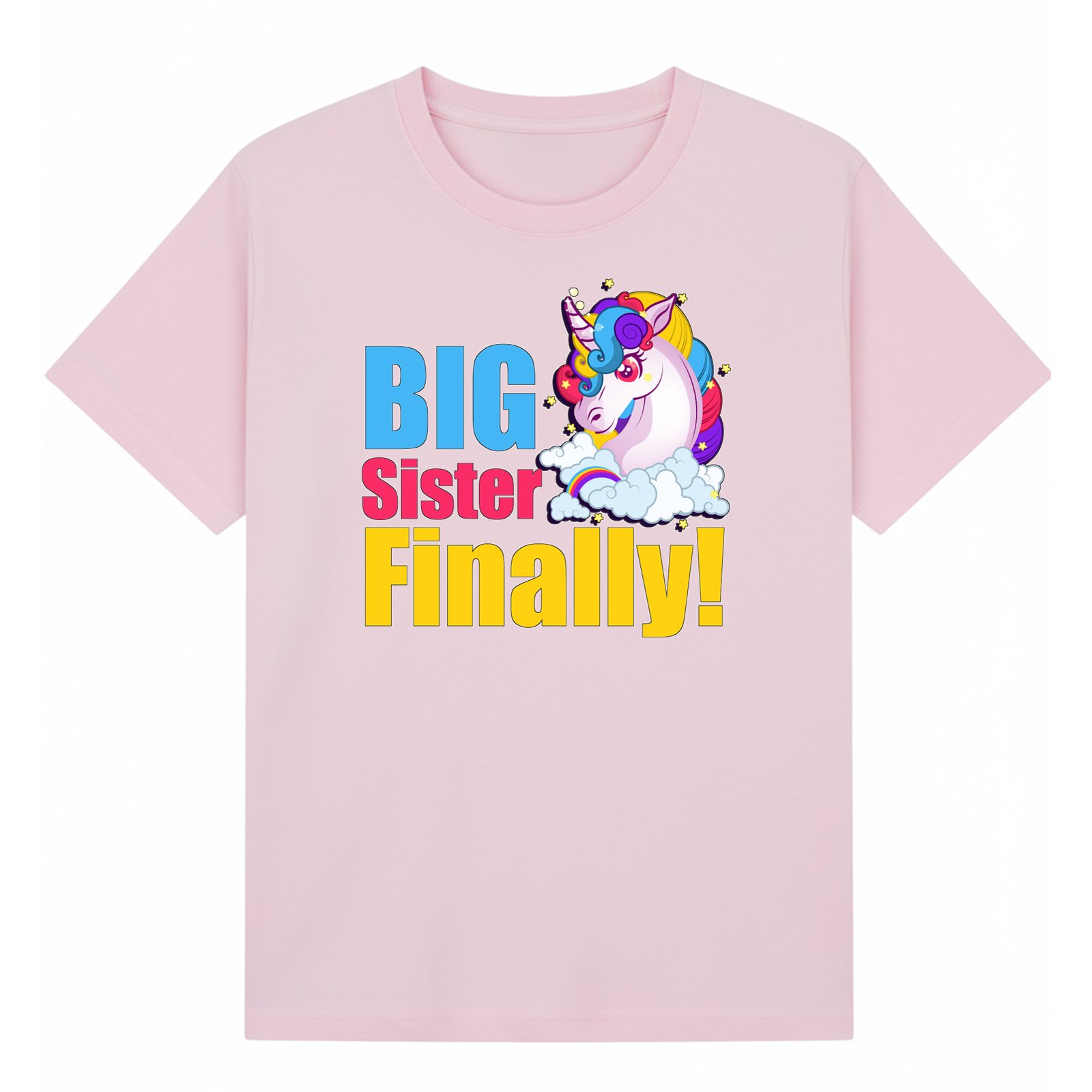 BGSIS08 artwork on light pink T-shirt