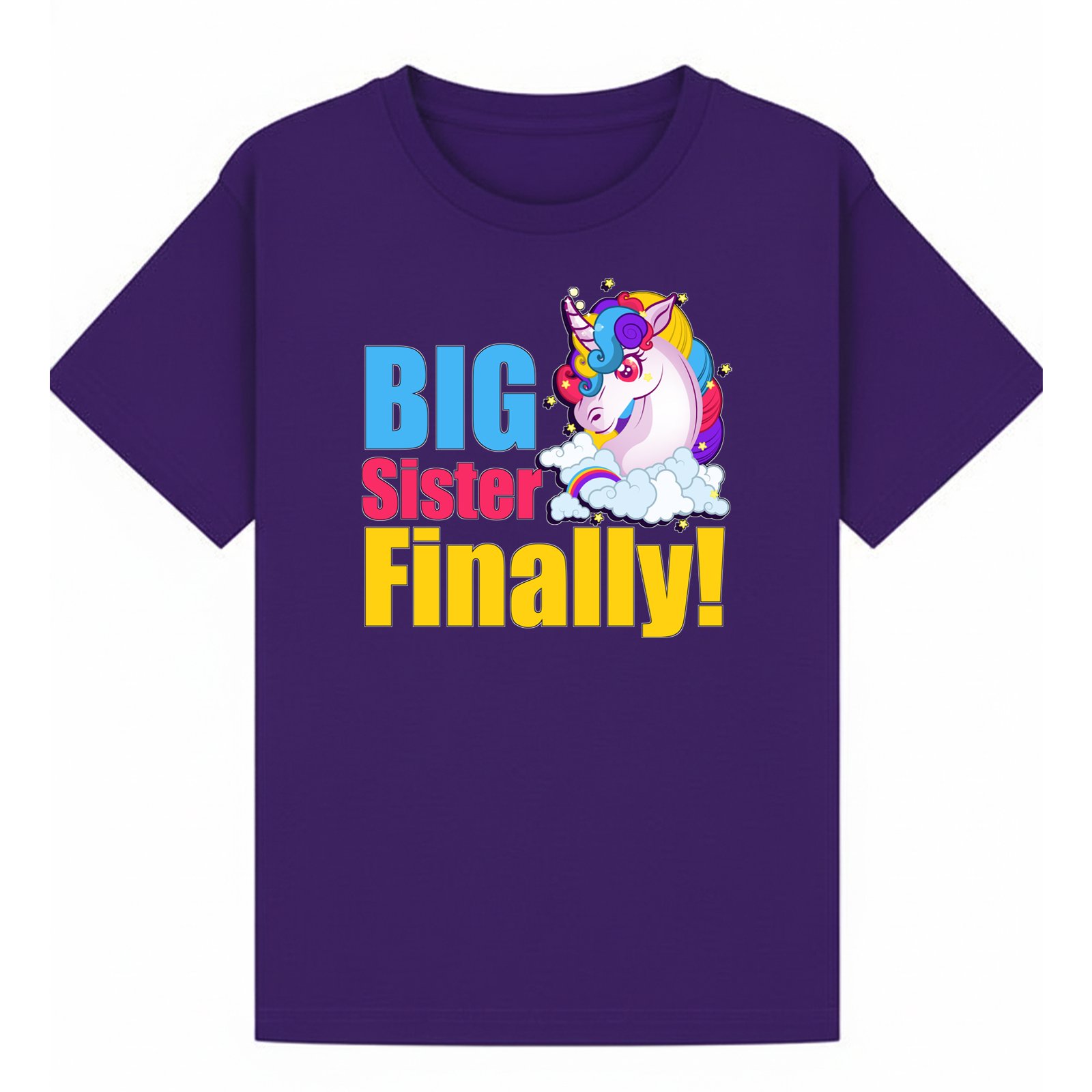 BGSIS08 artwork on purple T-shirt