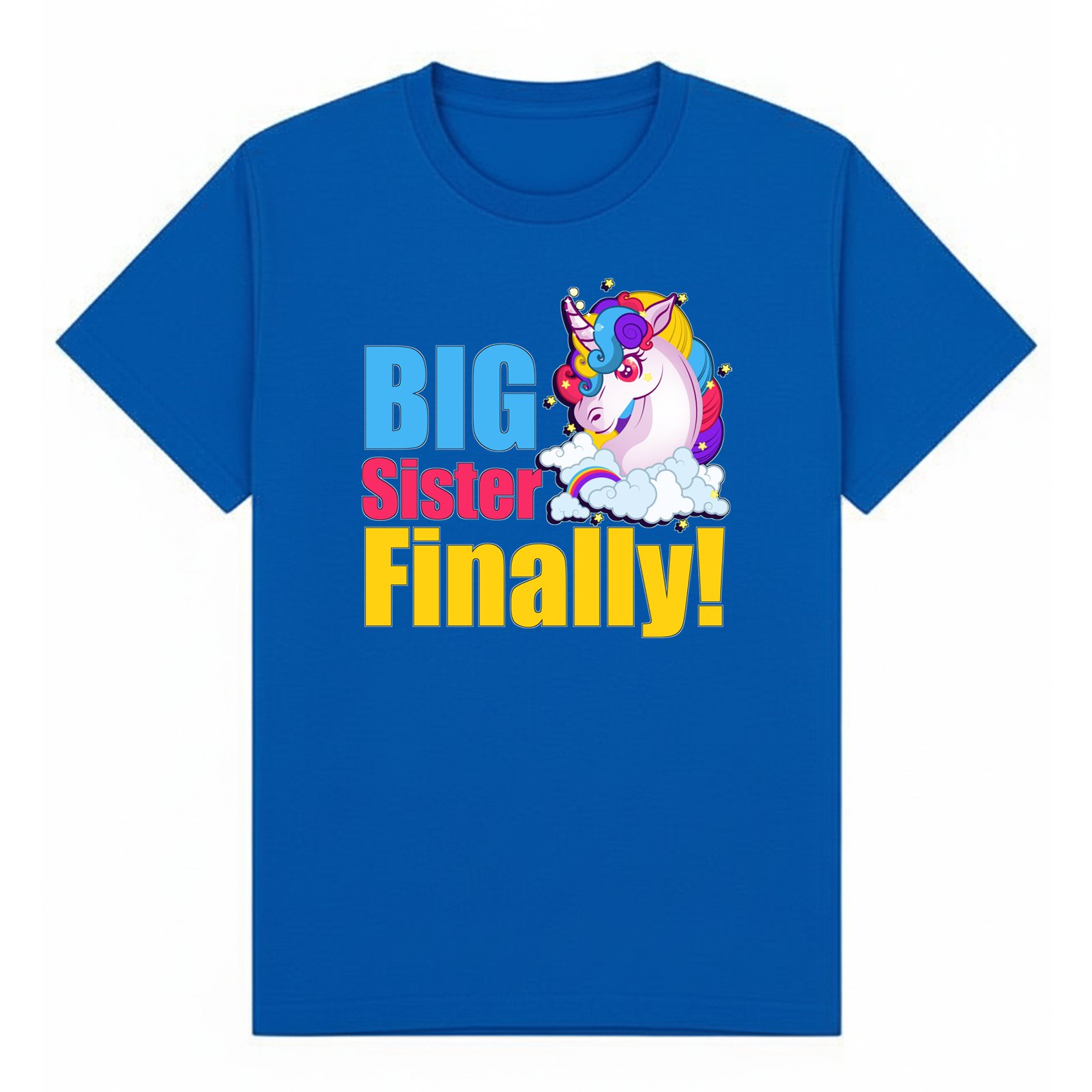 BGSIS08 artwork on royal T-shirt