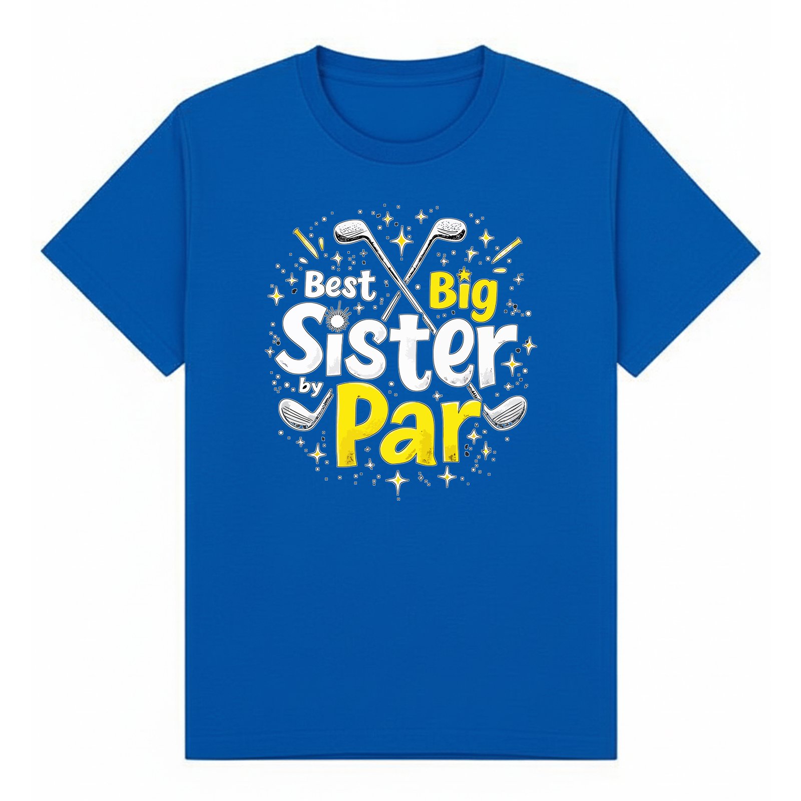BGSIS10 artwork on royal T-shirt