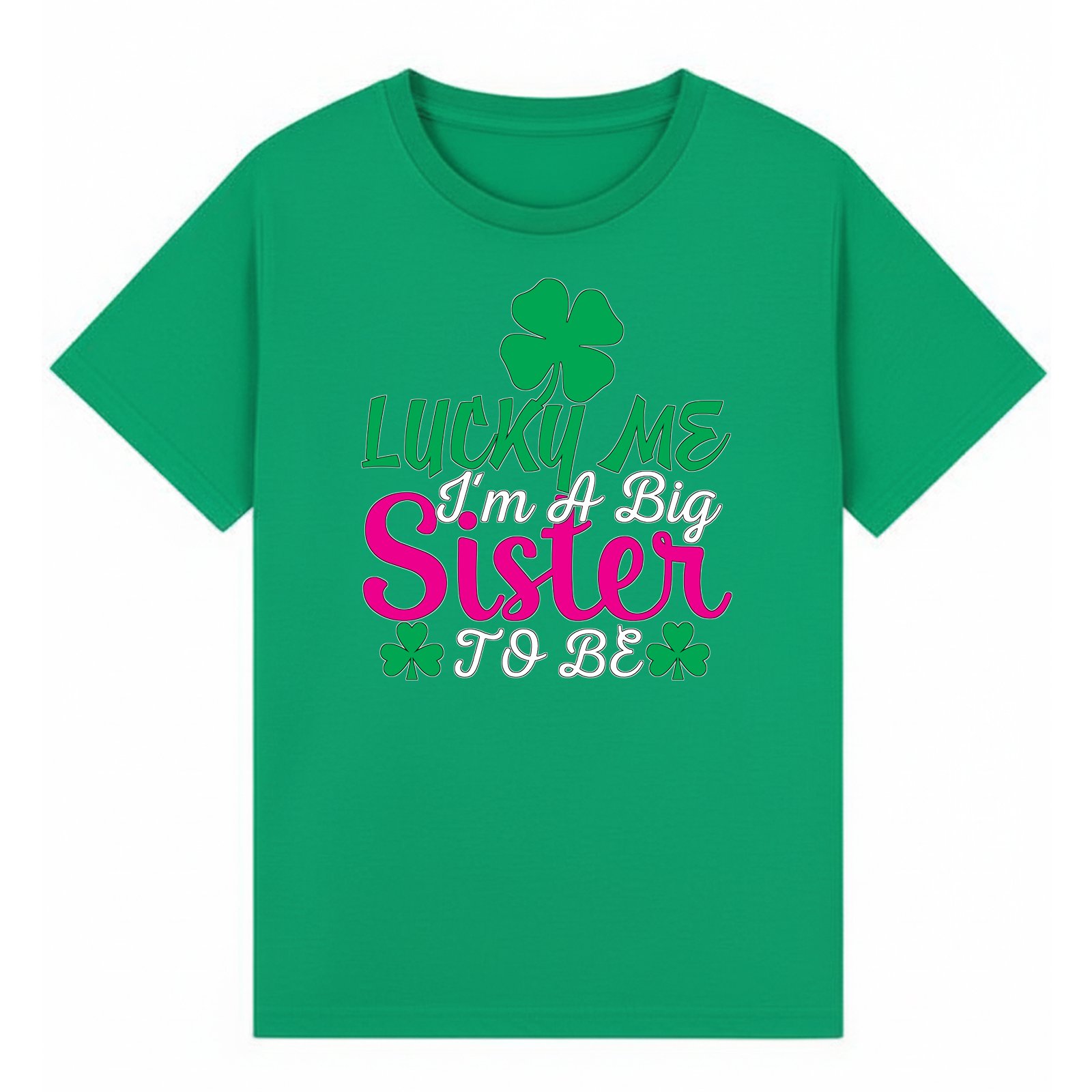 BGSIS101 artwork on irish green T-shirt