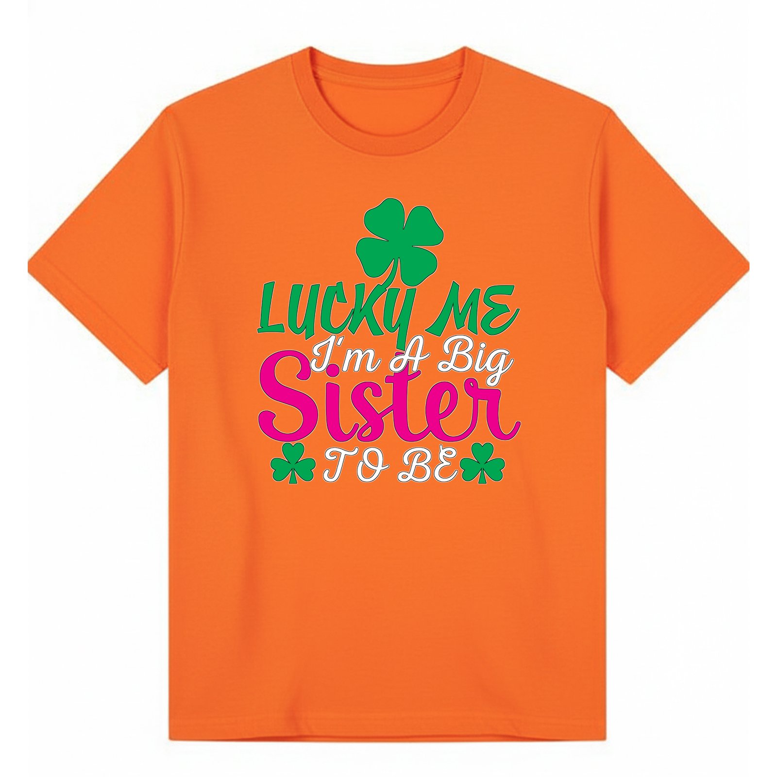 BGSIS101 artwork on orange T-shirt
