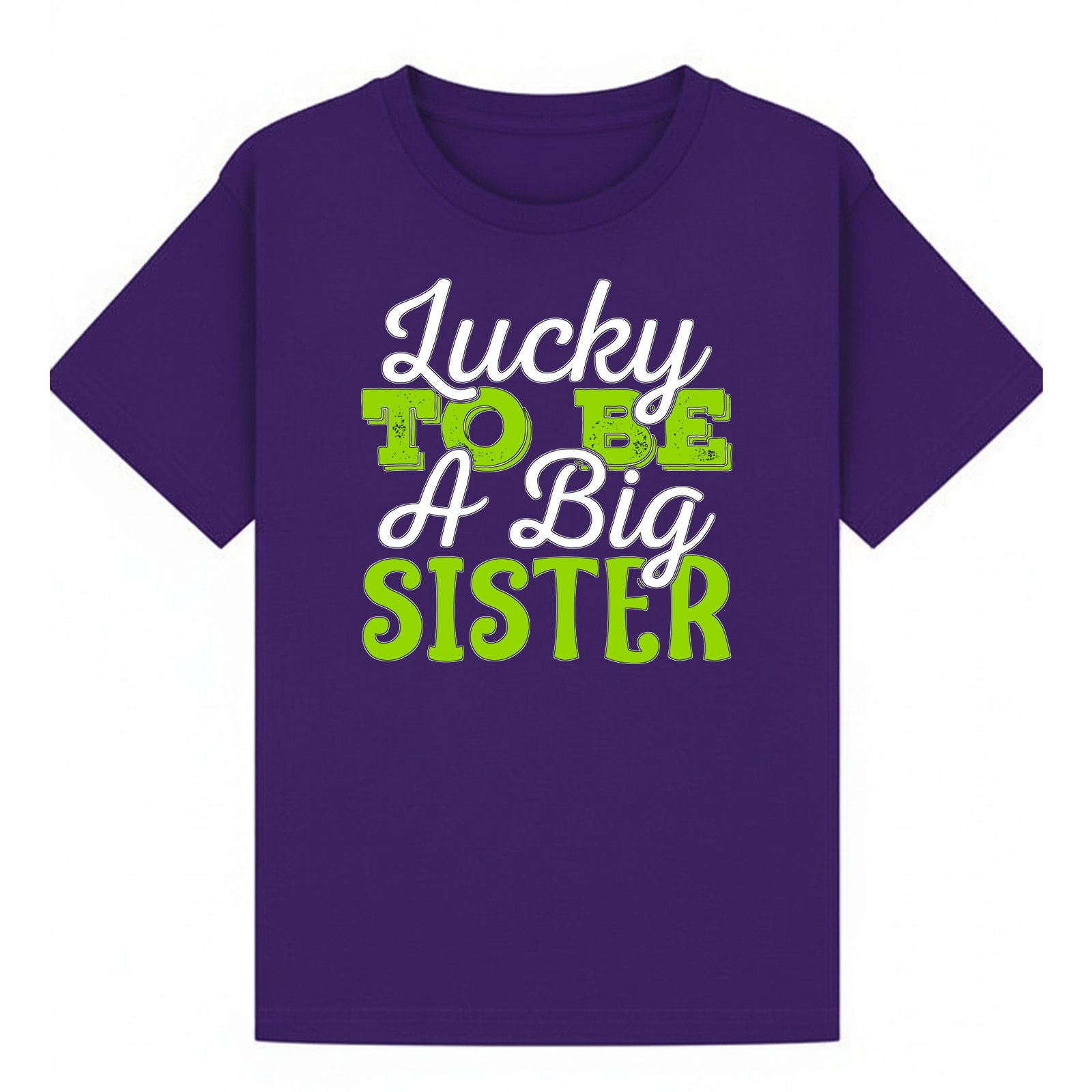 BGSIS103 artwork on purple T-shirt