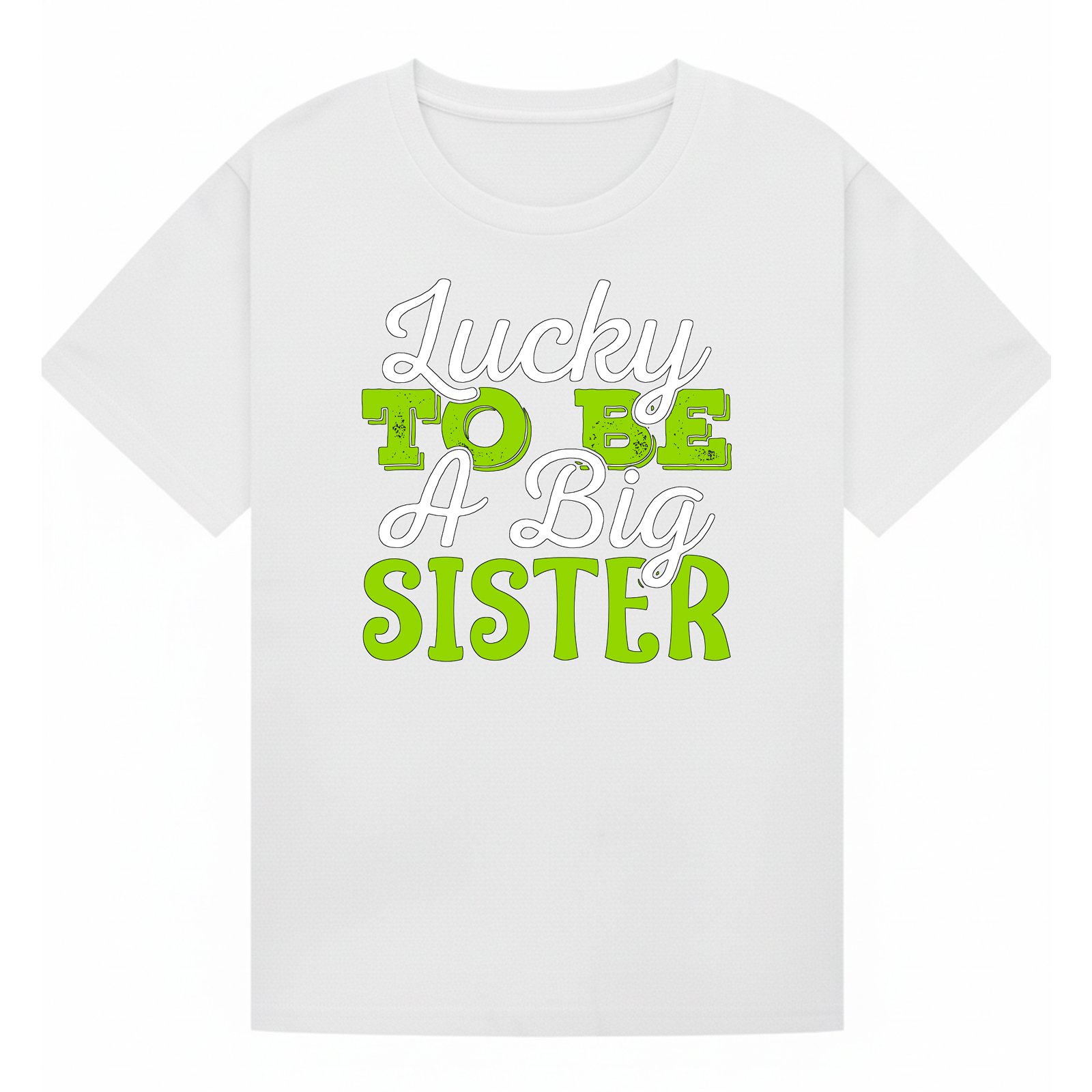 BGSIS103 artwork on white T-shirt