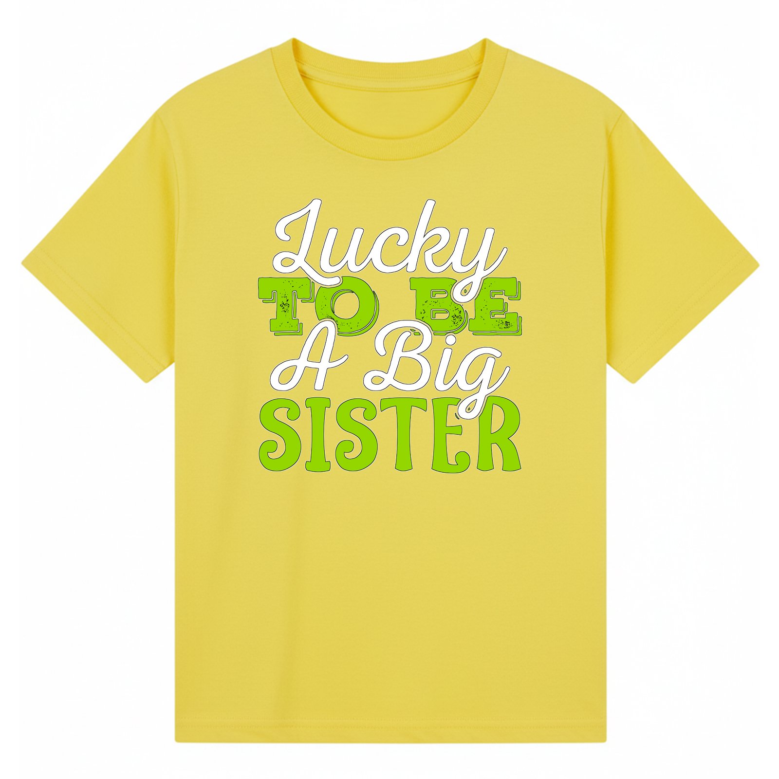 BGSIS103 artwork on yellow T-shirt