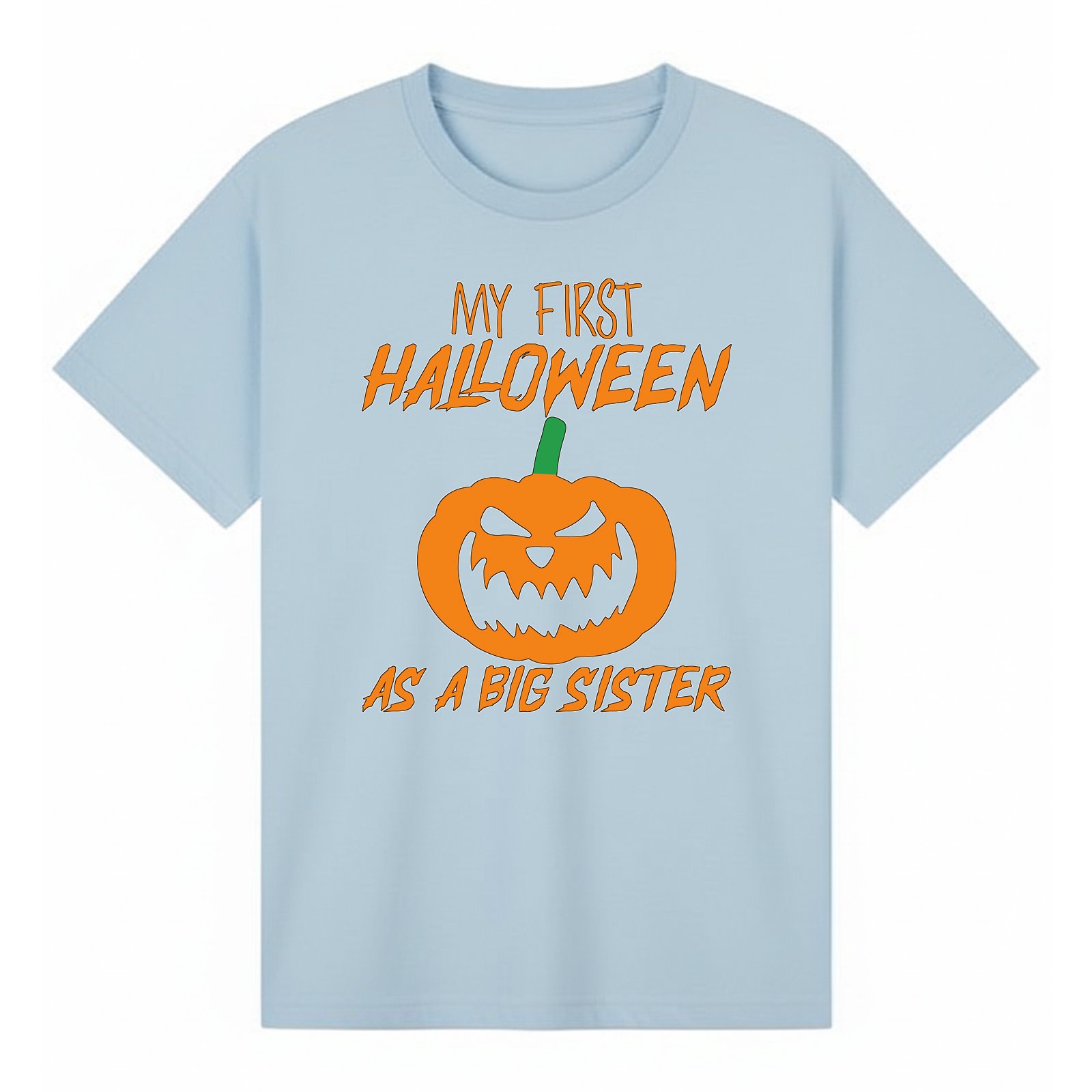 BGSIS105 artwork on light blue T-shirt