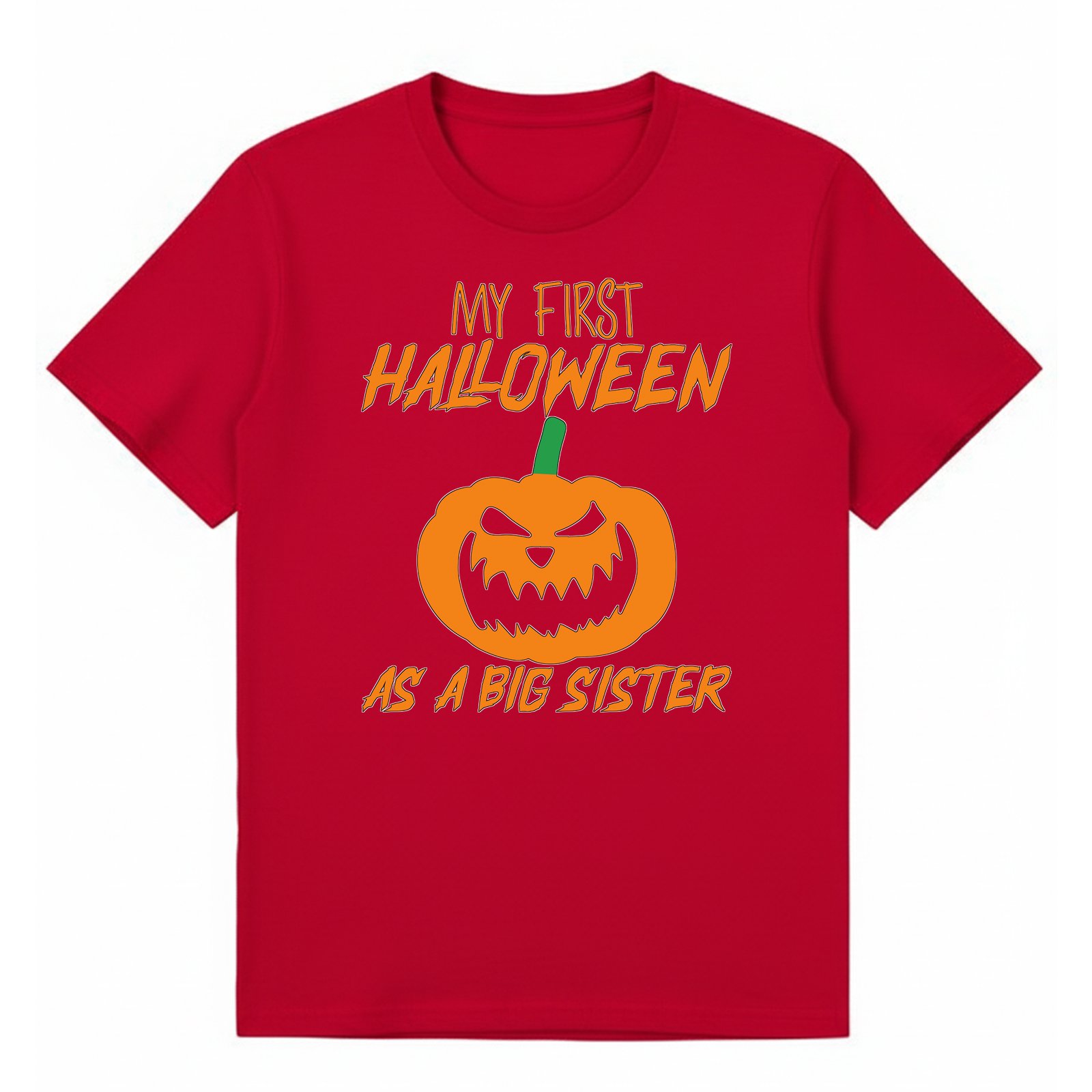 BGSIS105 artwork on red T-shirt