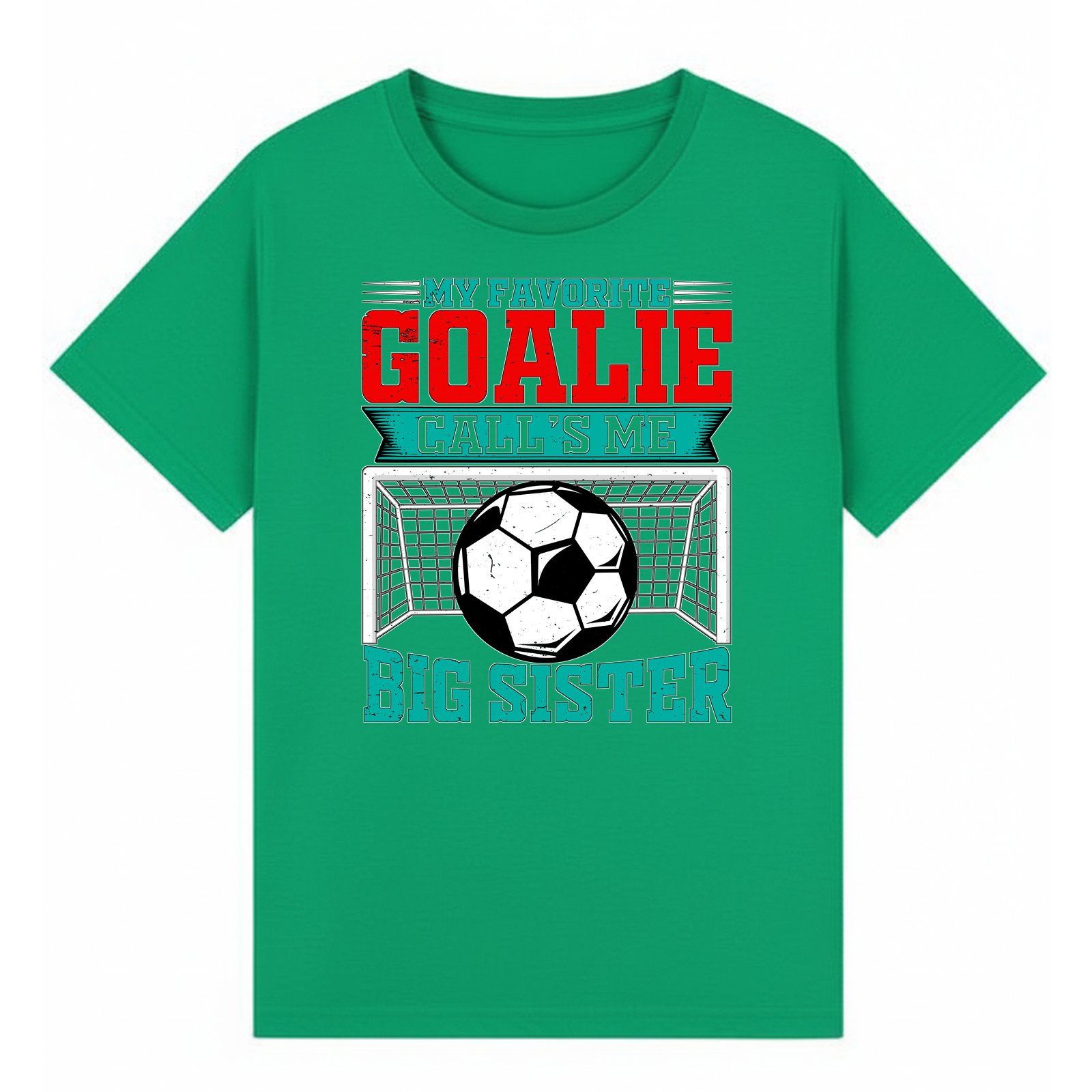 BGSIS106 artwork on irish green T-shirt