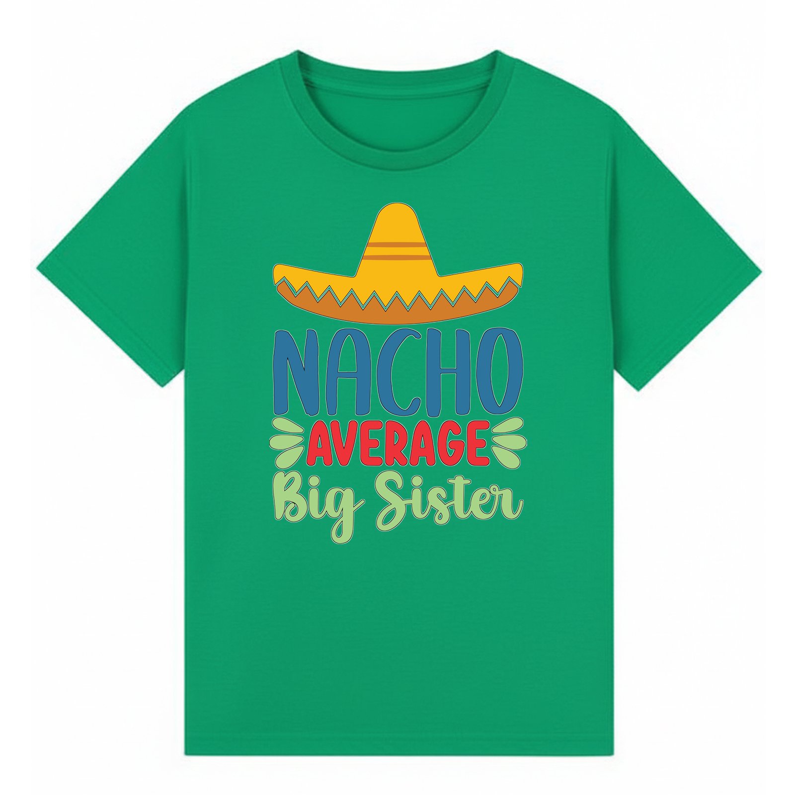 BGSIS108 artwork on irish green T-shirt