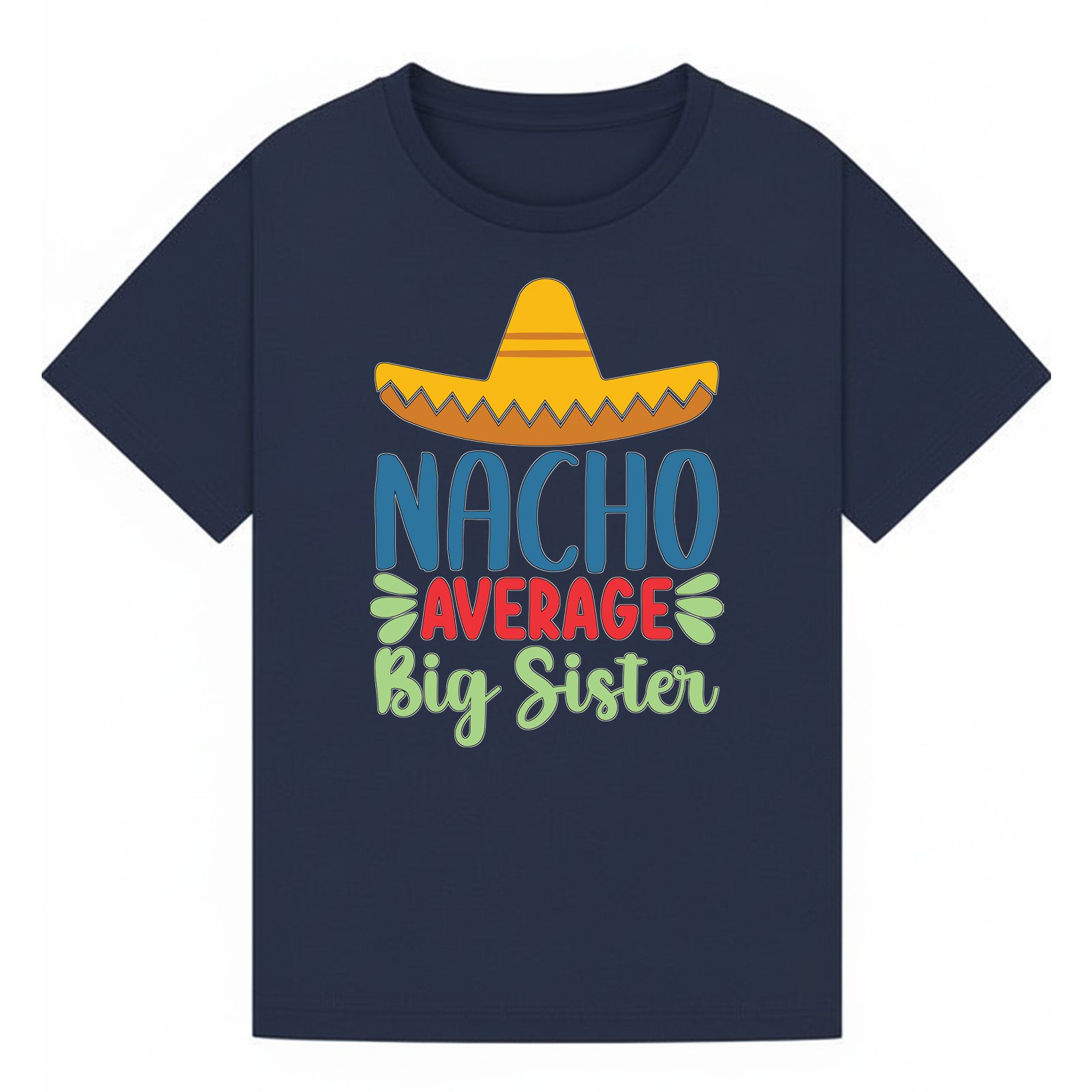 BGSIS108 artwork on navy T-shirt