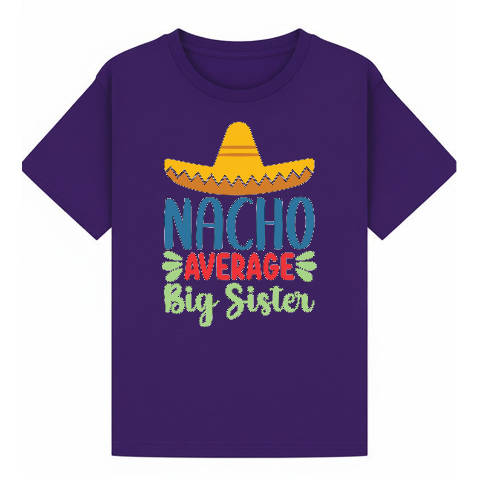 BGSIS108 artwork on purple T-shirt