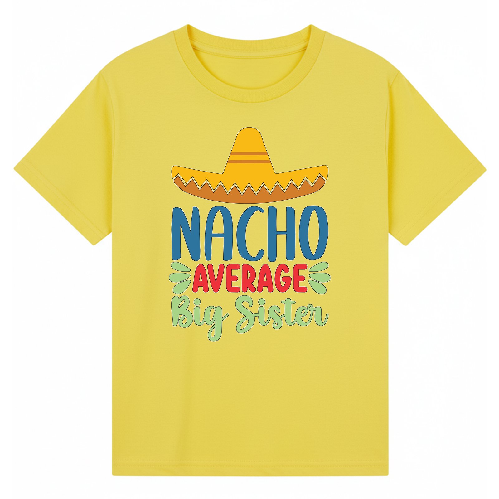 BGSIS108 artwork on yellow T-shirt