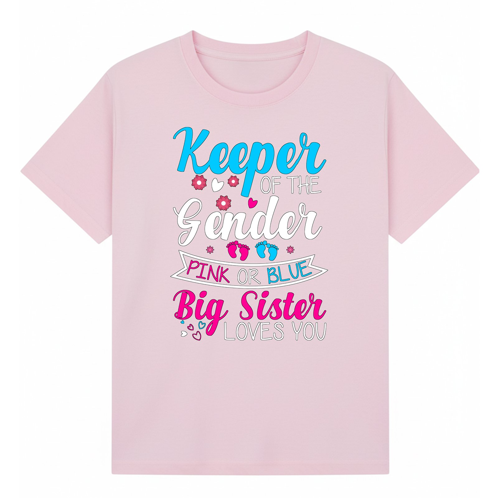 BGSIS113 artwork on light pink T-shirt