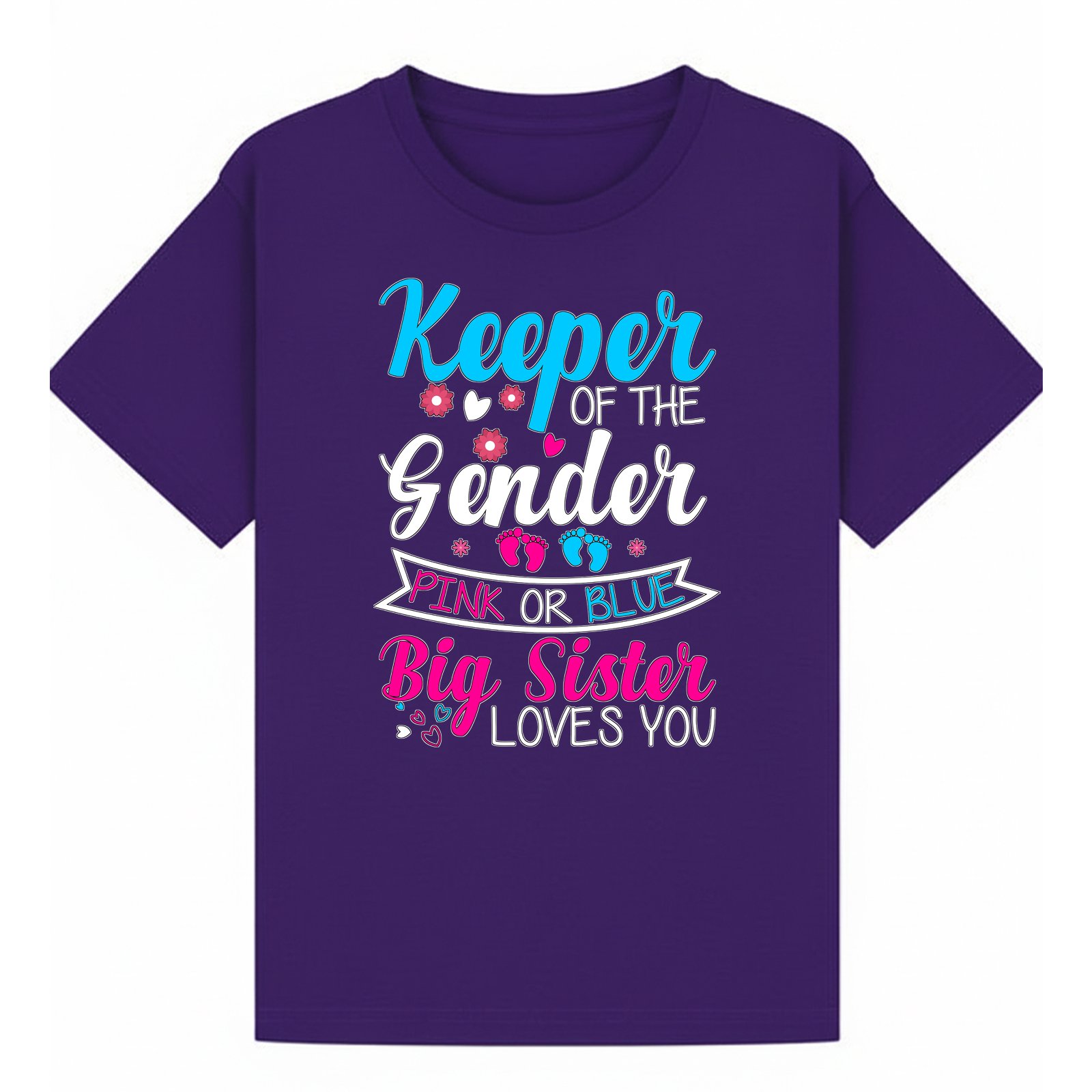 BGSIS113 artwork on purple T-shirt