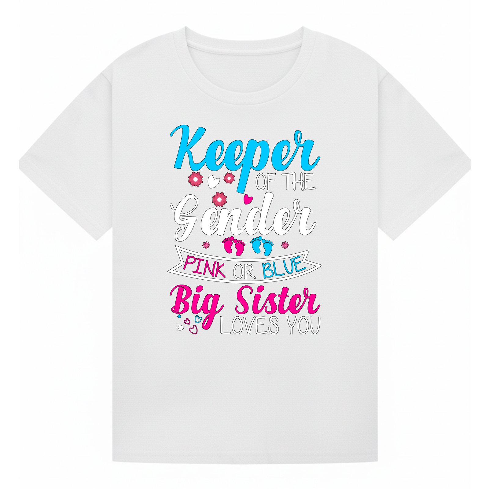 BGSIS113 artwork on white T-shirt