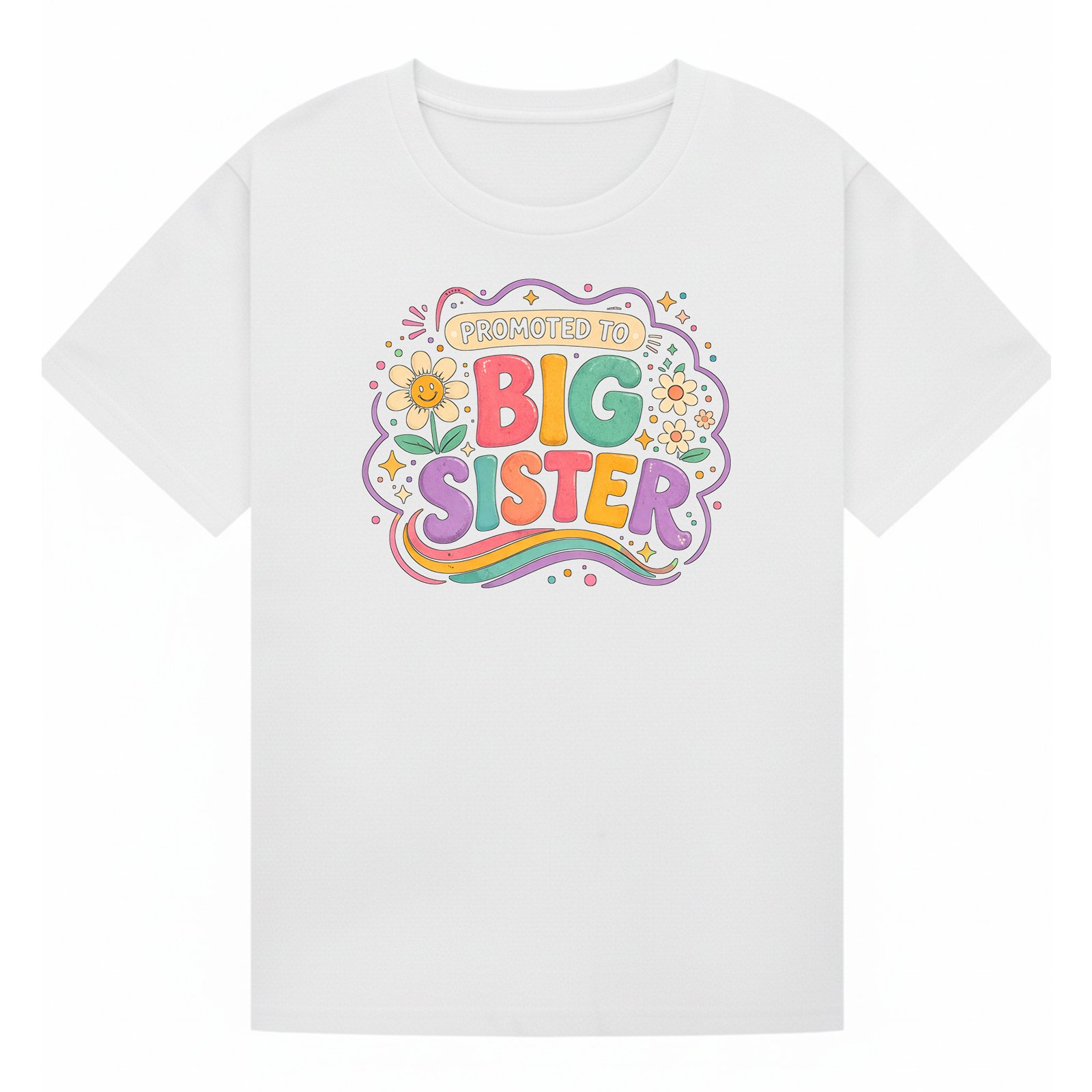 BGSIS117 artwork on white T-shirt
