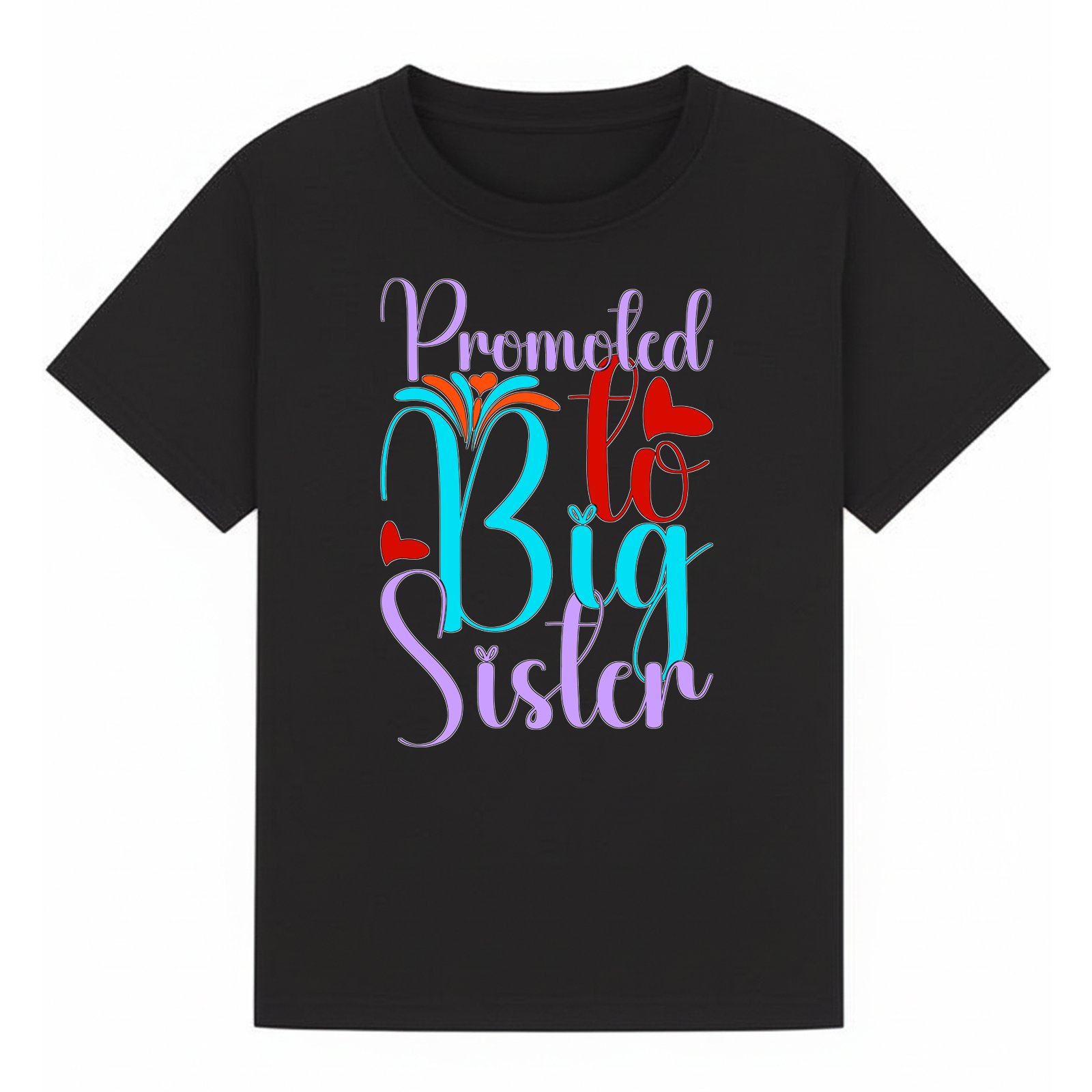 BGSIS118 artwork on black T-shirt