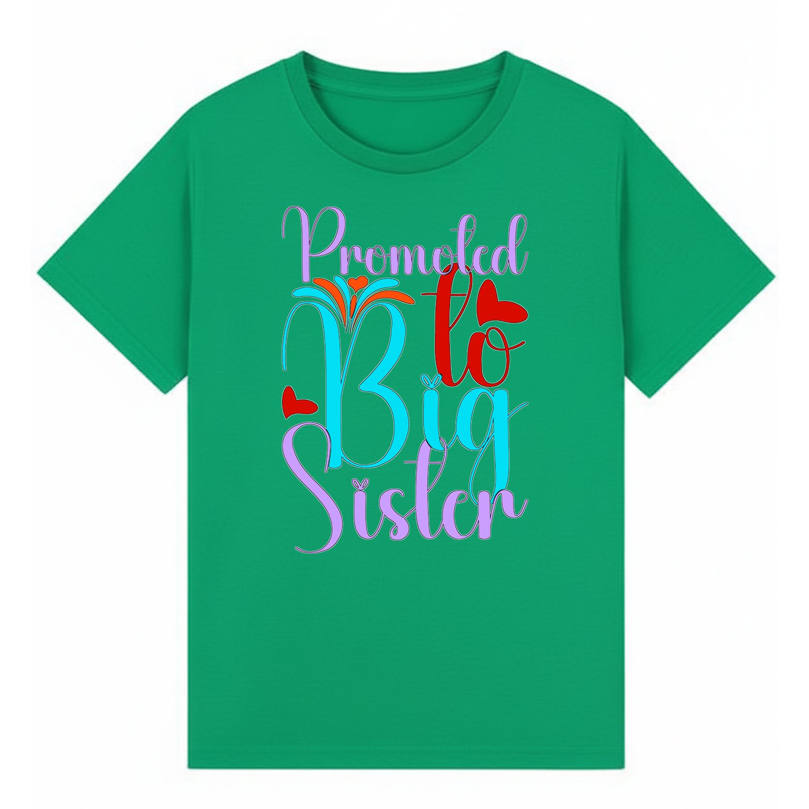 BGSIS118 artwork on irish green T-shirt