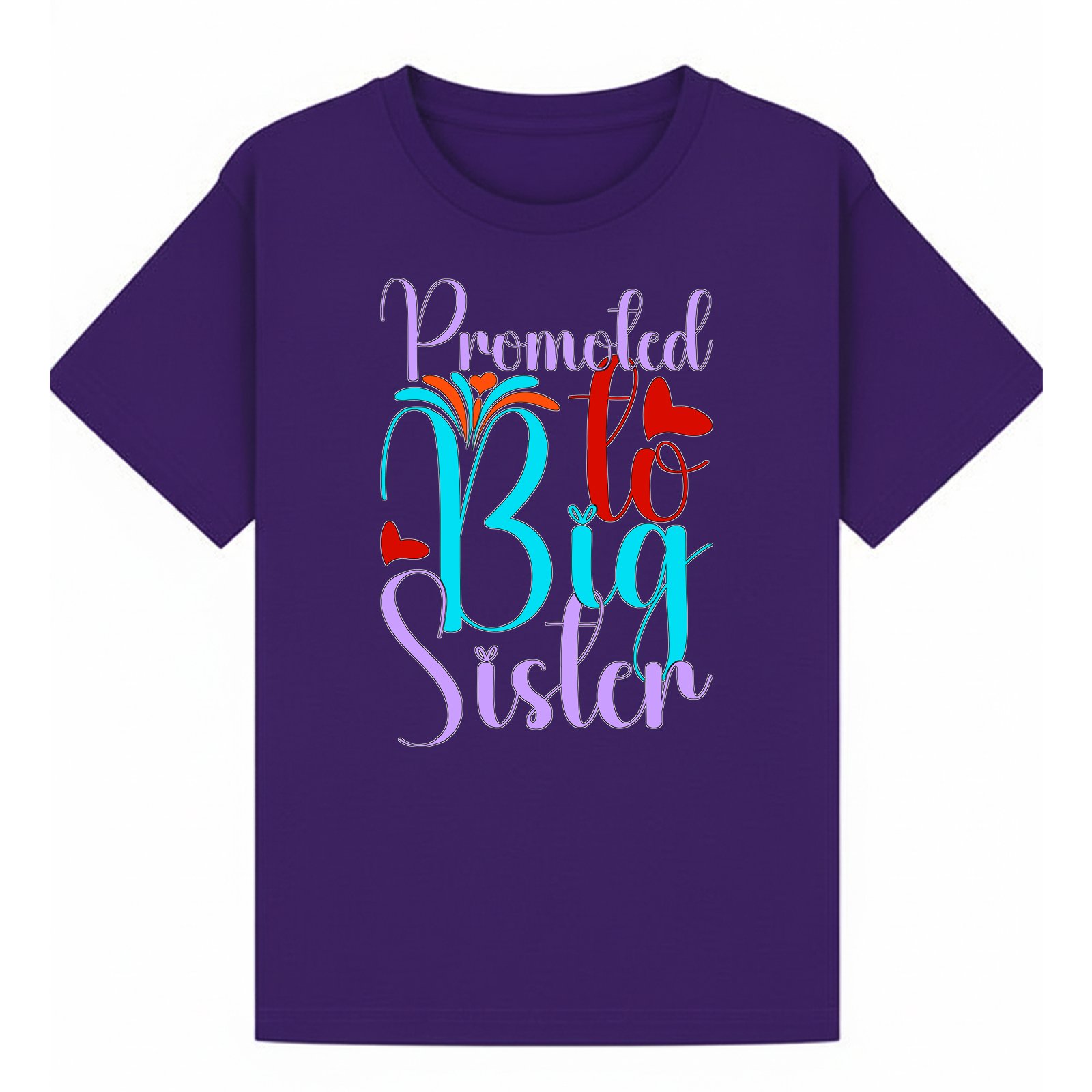 BGSIS118 artwork on purple T-shirt