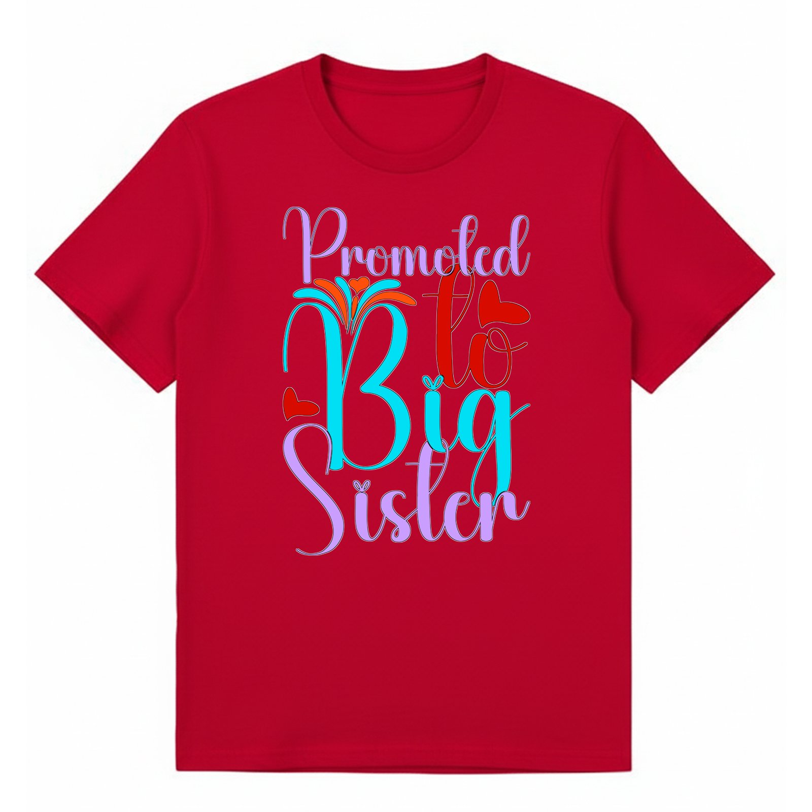 BGSIS118 artwork on red T-shirt