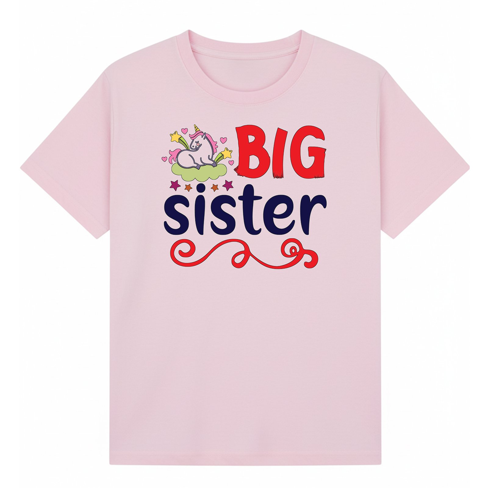 BGSIS12 artwork on light pink T-shirt