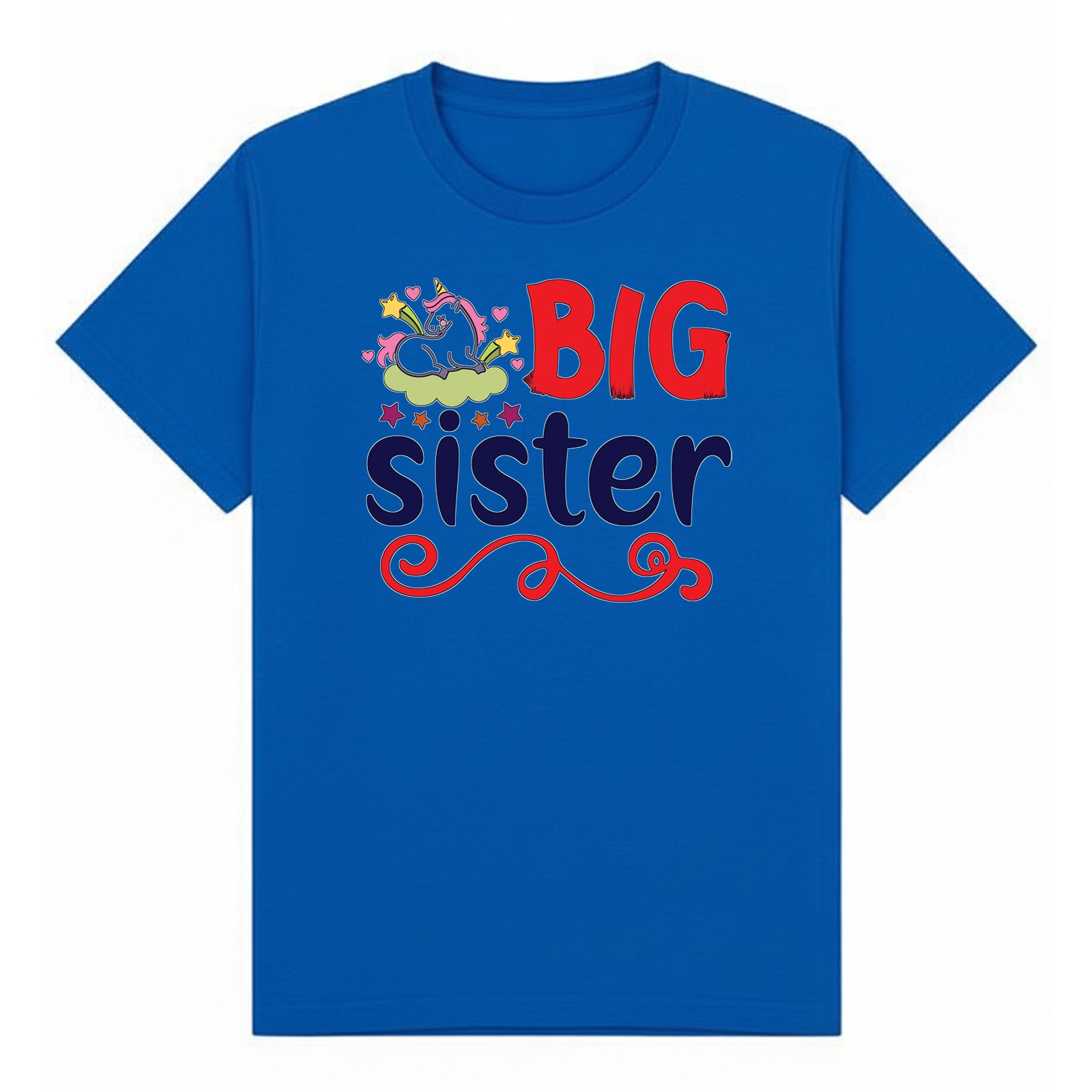 BGSIS12 artwork on royal T-shirt