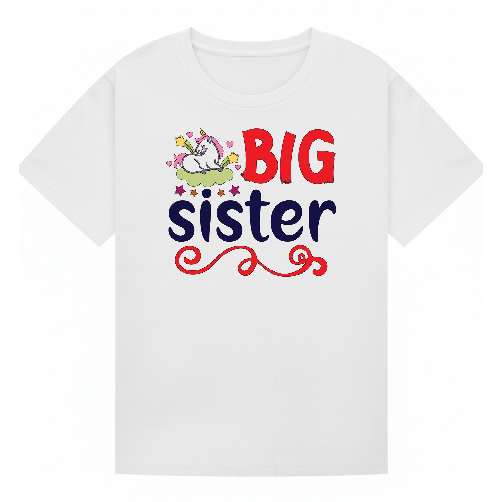 BGSIS12 artwork on white T-shirt