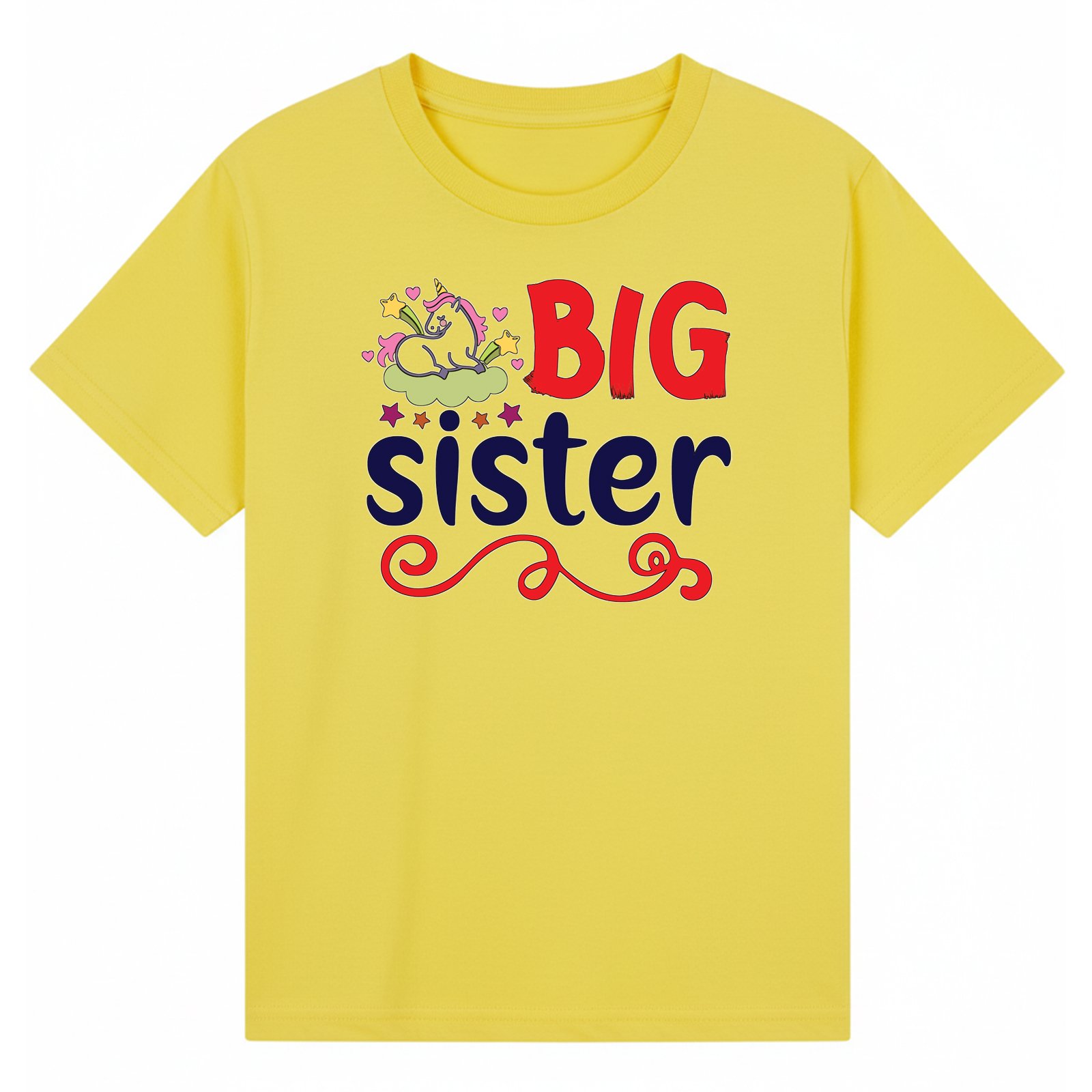 BGSIS12 artwork on yellow T-shirt