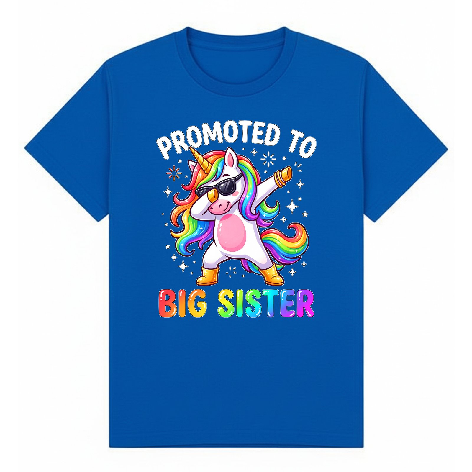 BGSIS120 artwork on royal T-shirt