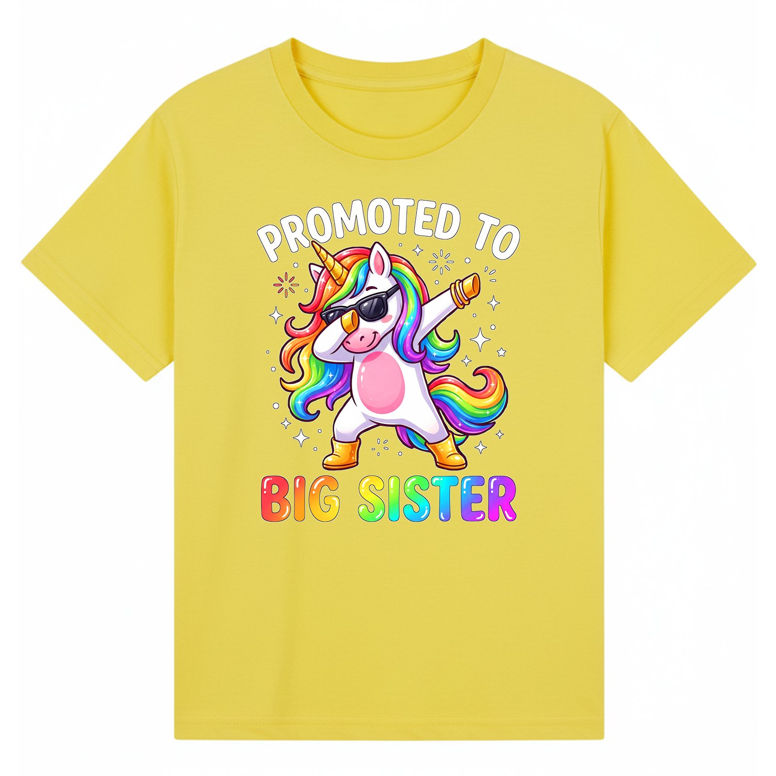BGSIS120 artwork on yellow T-shirt