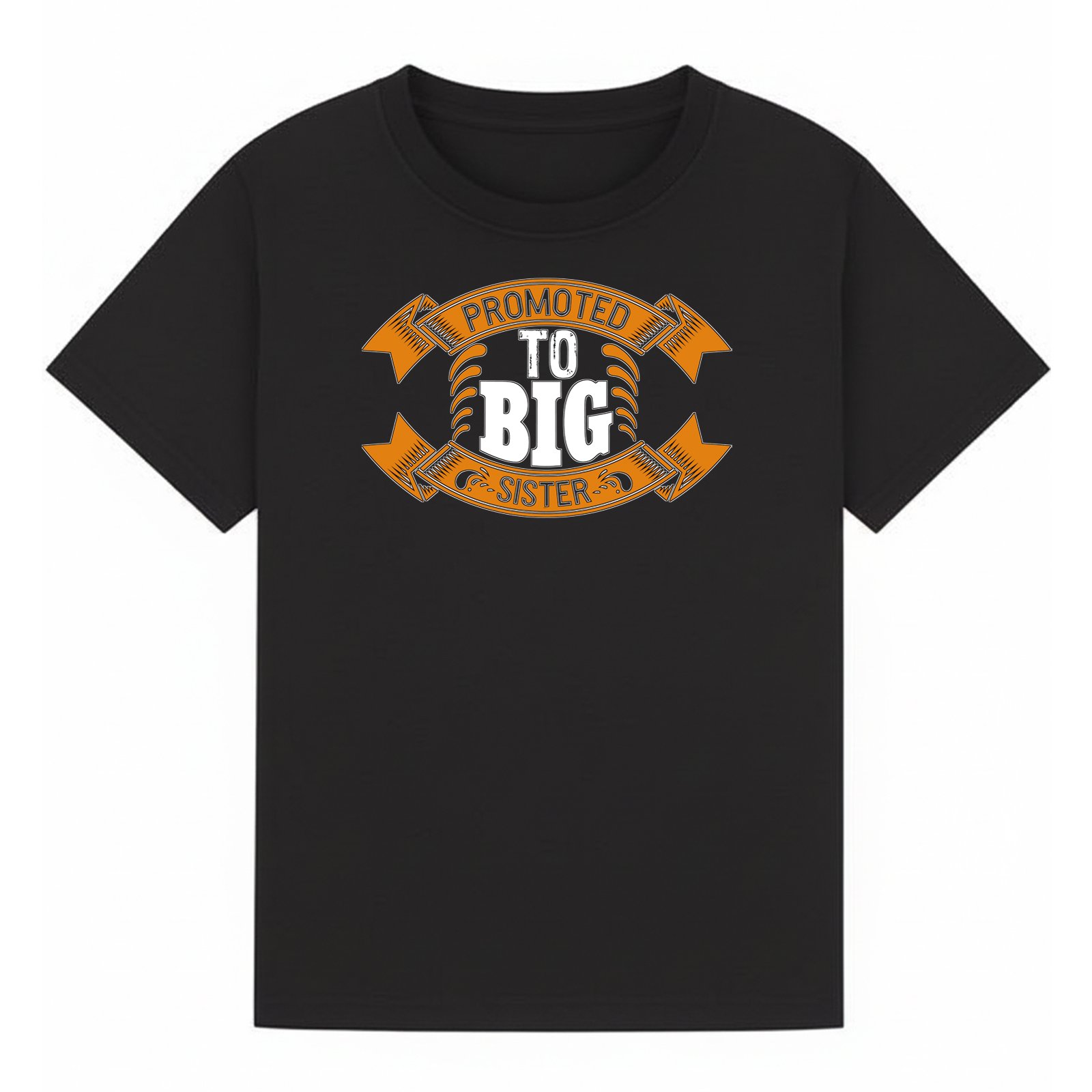 BGSIS121 artwork on black T-shirt
