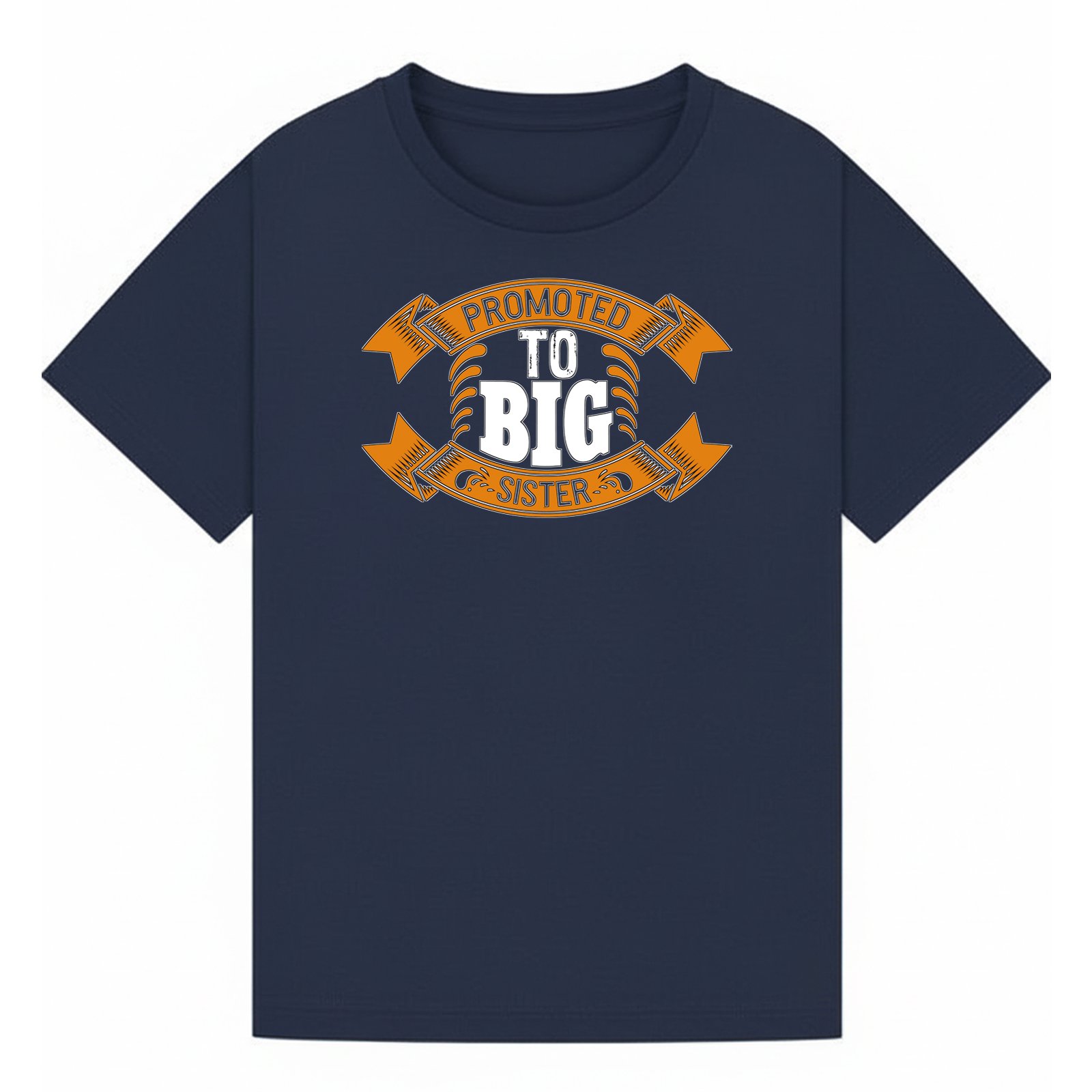 BGSIS121 artwork on navy T-shirt