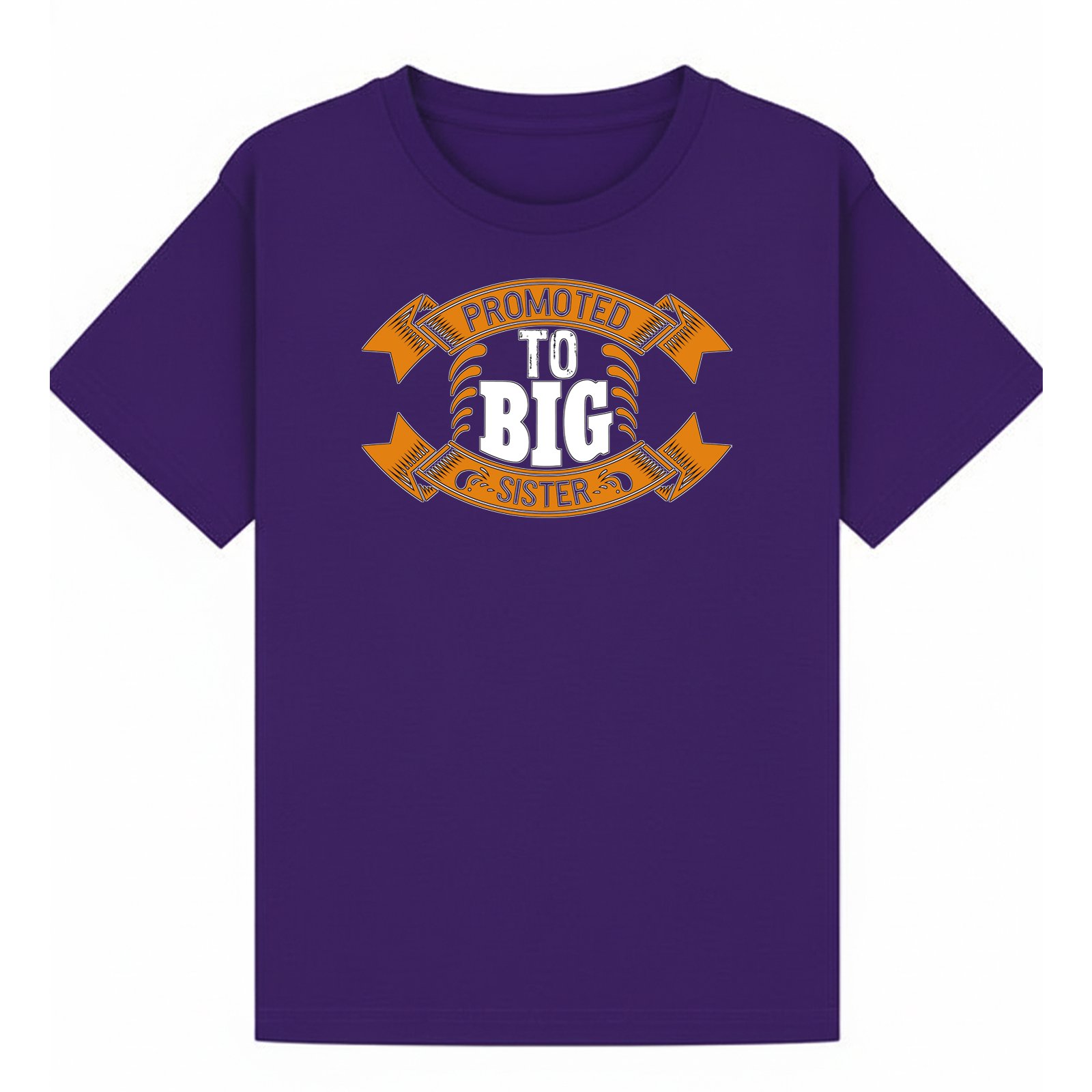 BGSIS121 artwork on purple T-shirt