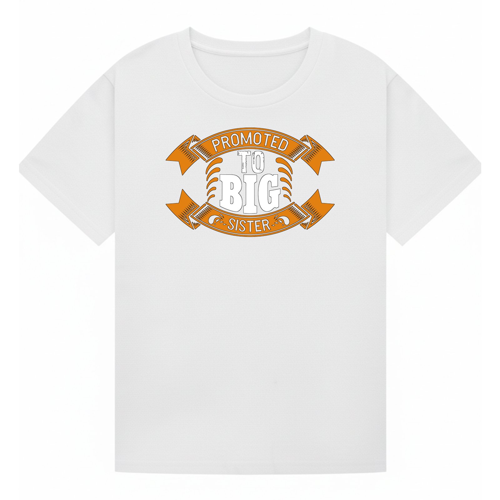 BGSIS121 artwork on white T-shirt
