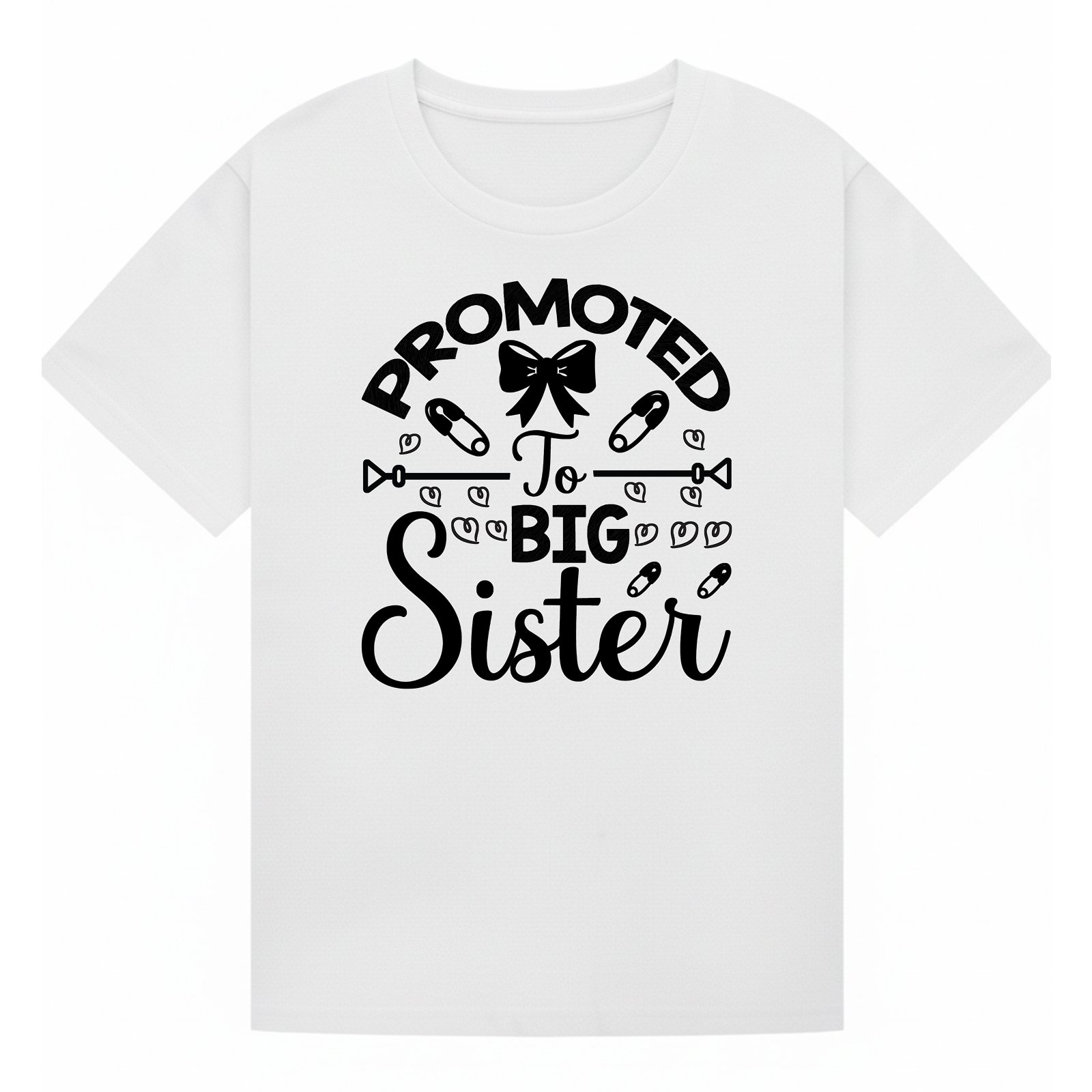 BGSIS122 artwork on white T-shirt