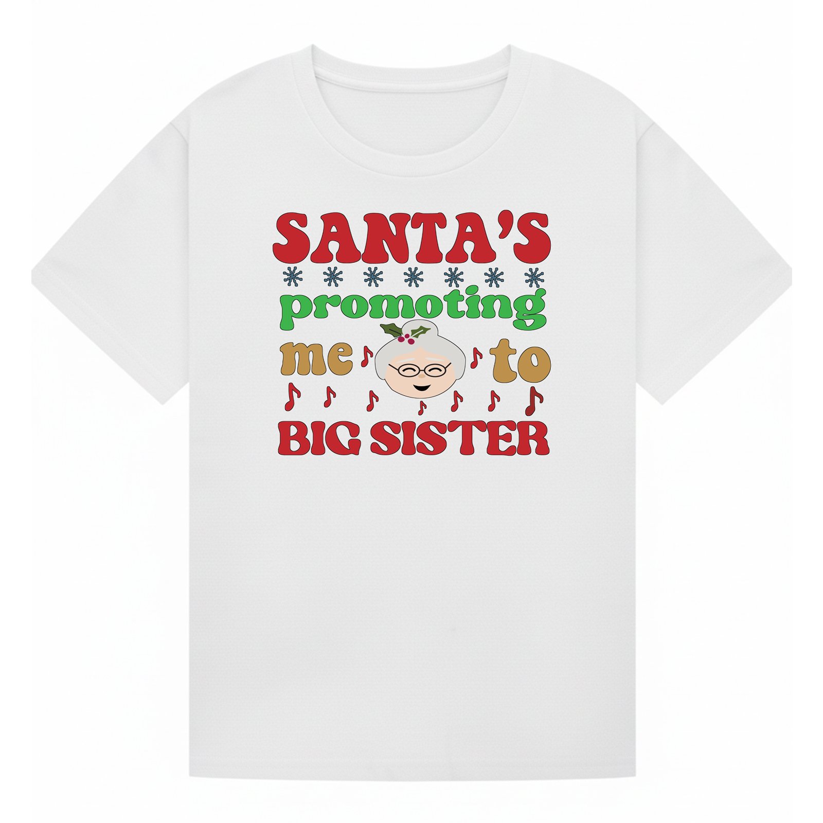 BGSIS127 artwork on white T-shirt