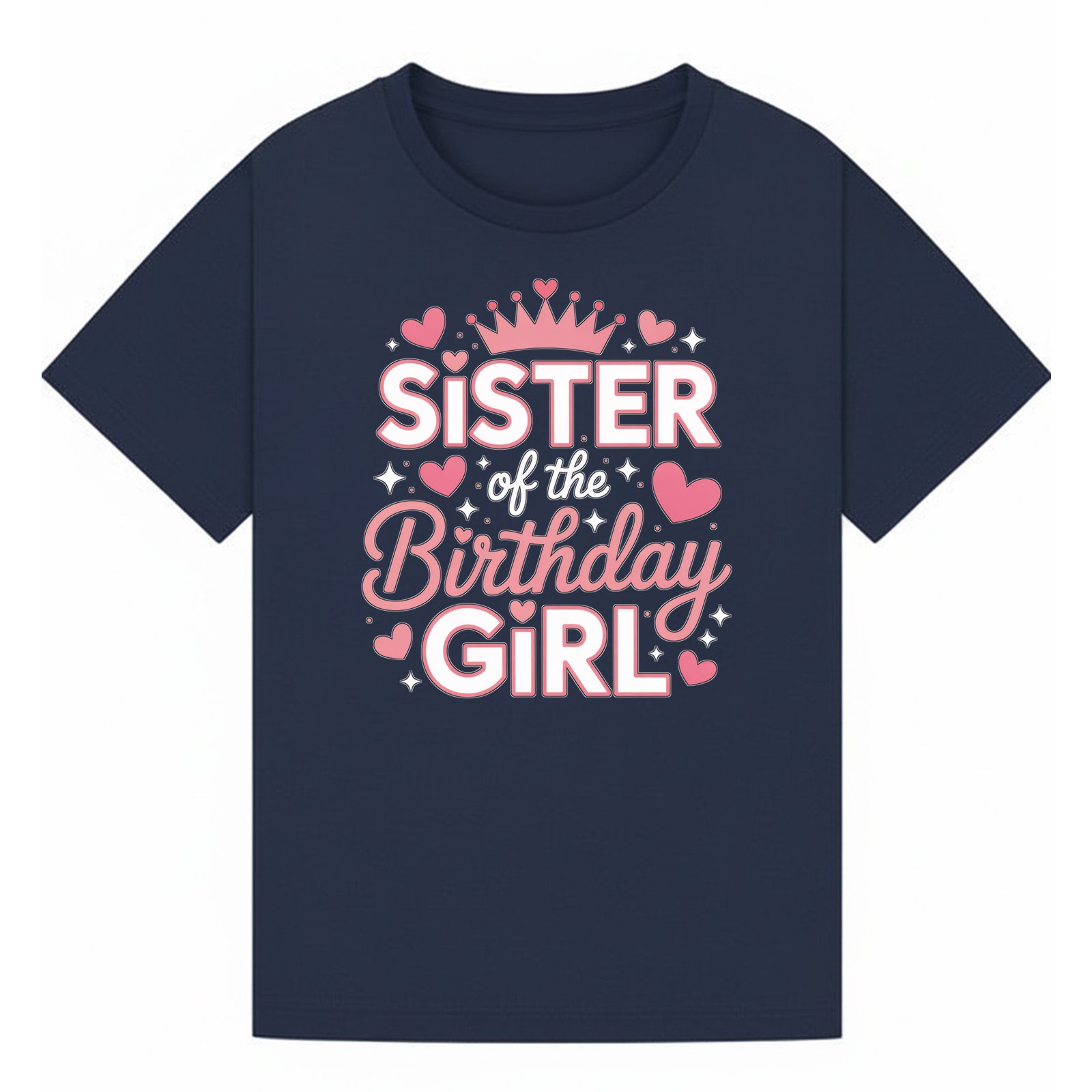BGSIS131 artwork on navy T-shirt