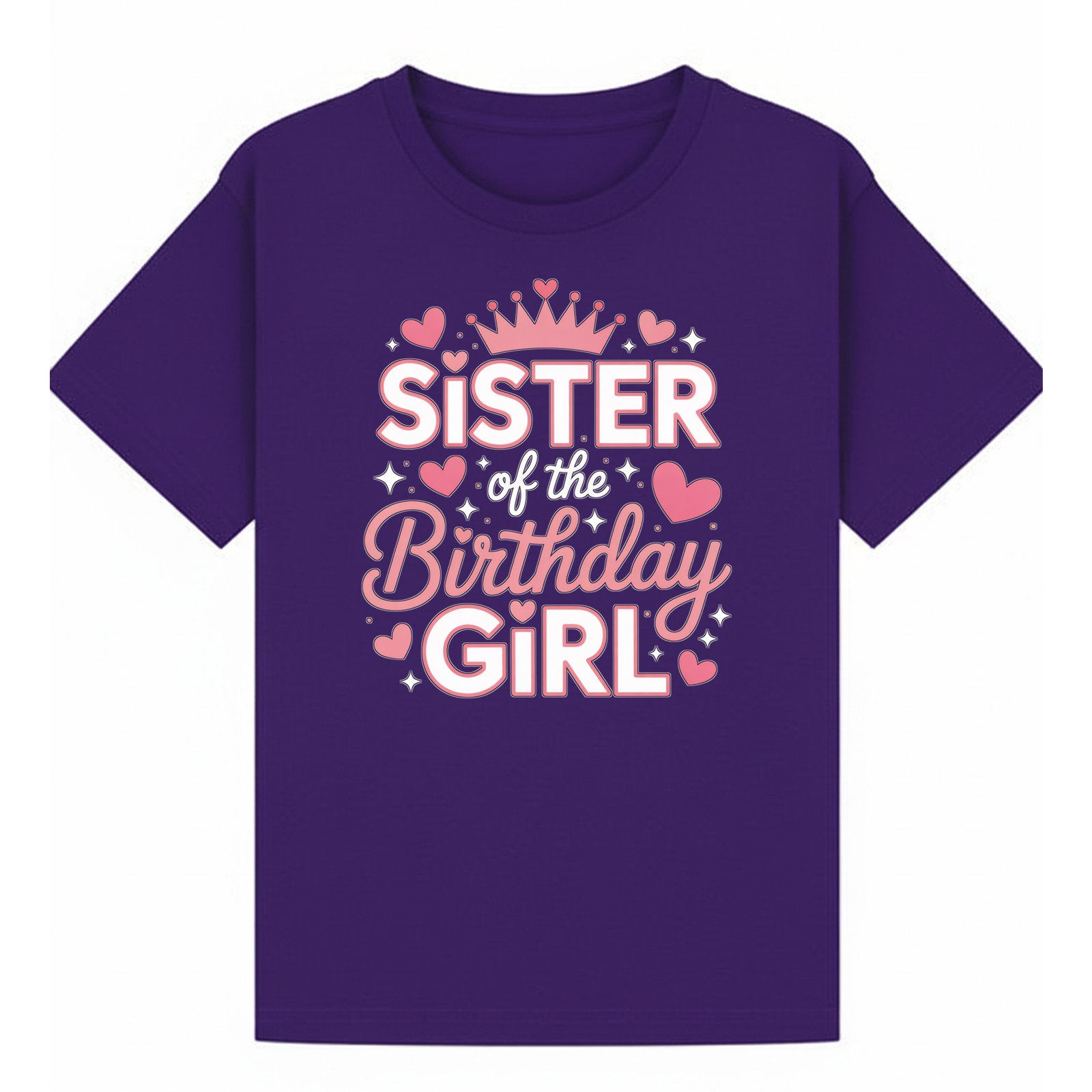 BGSIS131 artwork on purple T-shirt