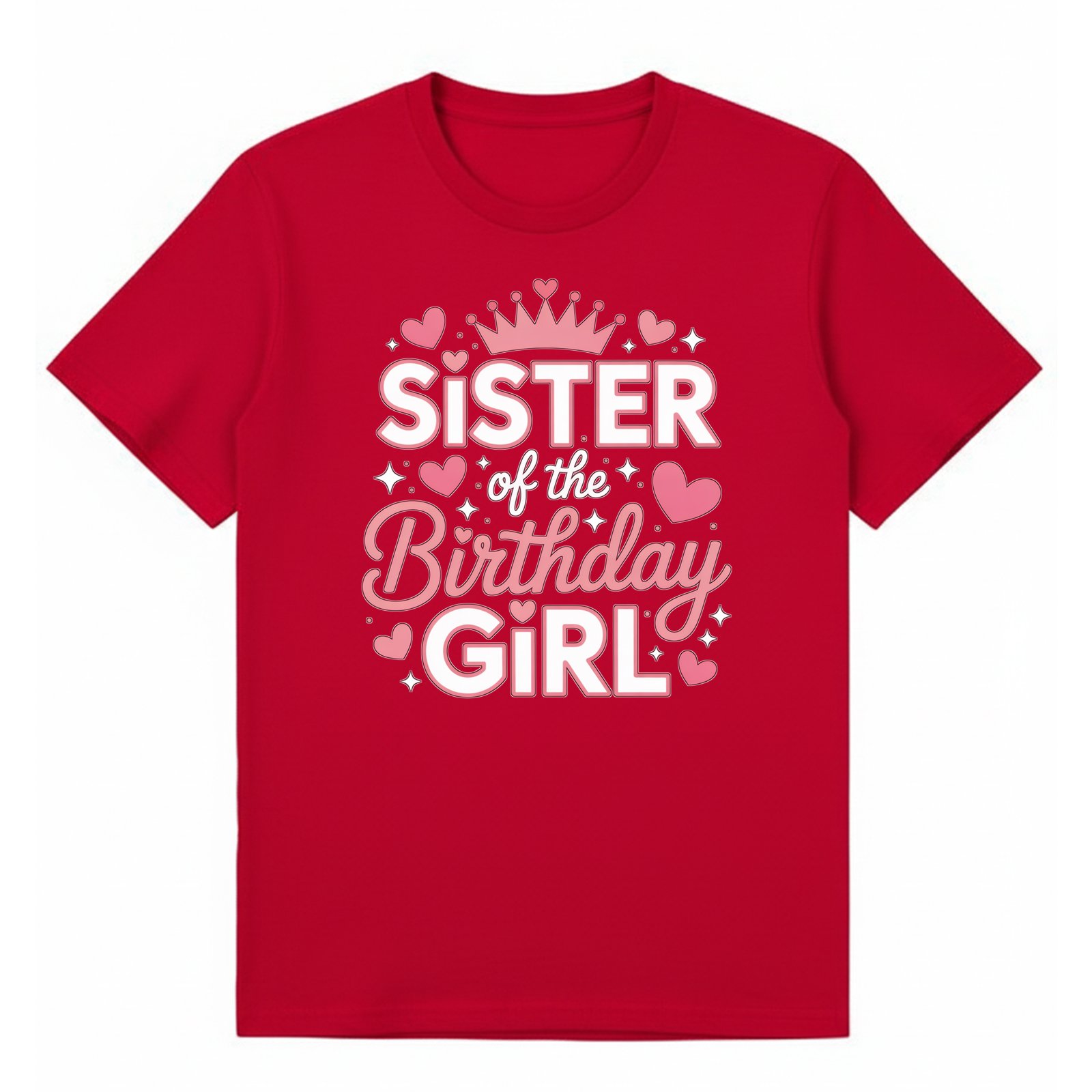 BGSIS131 artwork on red T-shirt