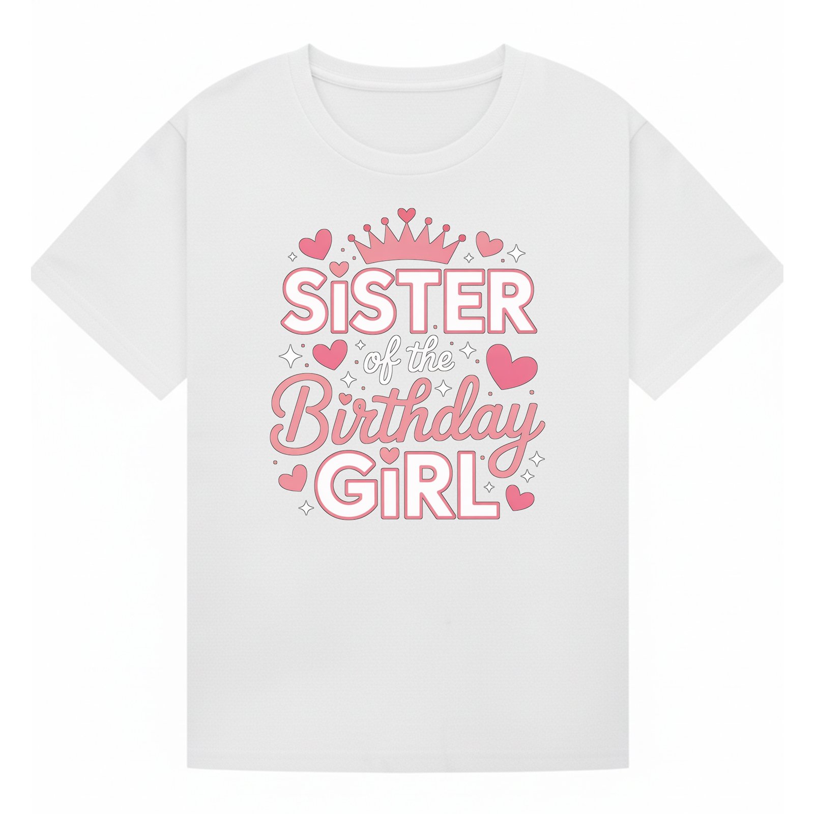 BGSIS131 artwork on white T-shirt