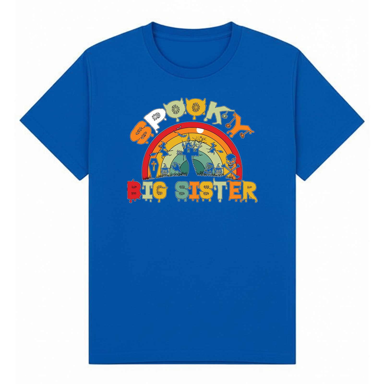 BGSIS133 artwork on royal T-shirt