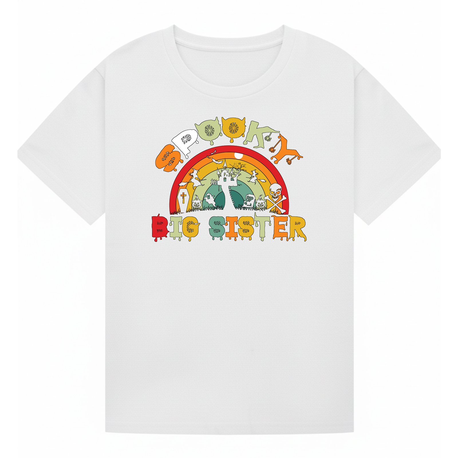 BGSIS133 artwork on white T-shirt