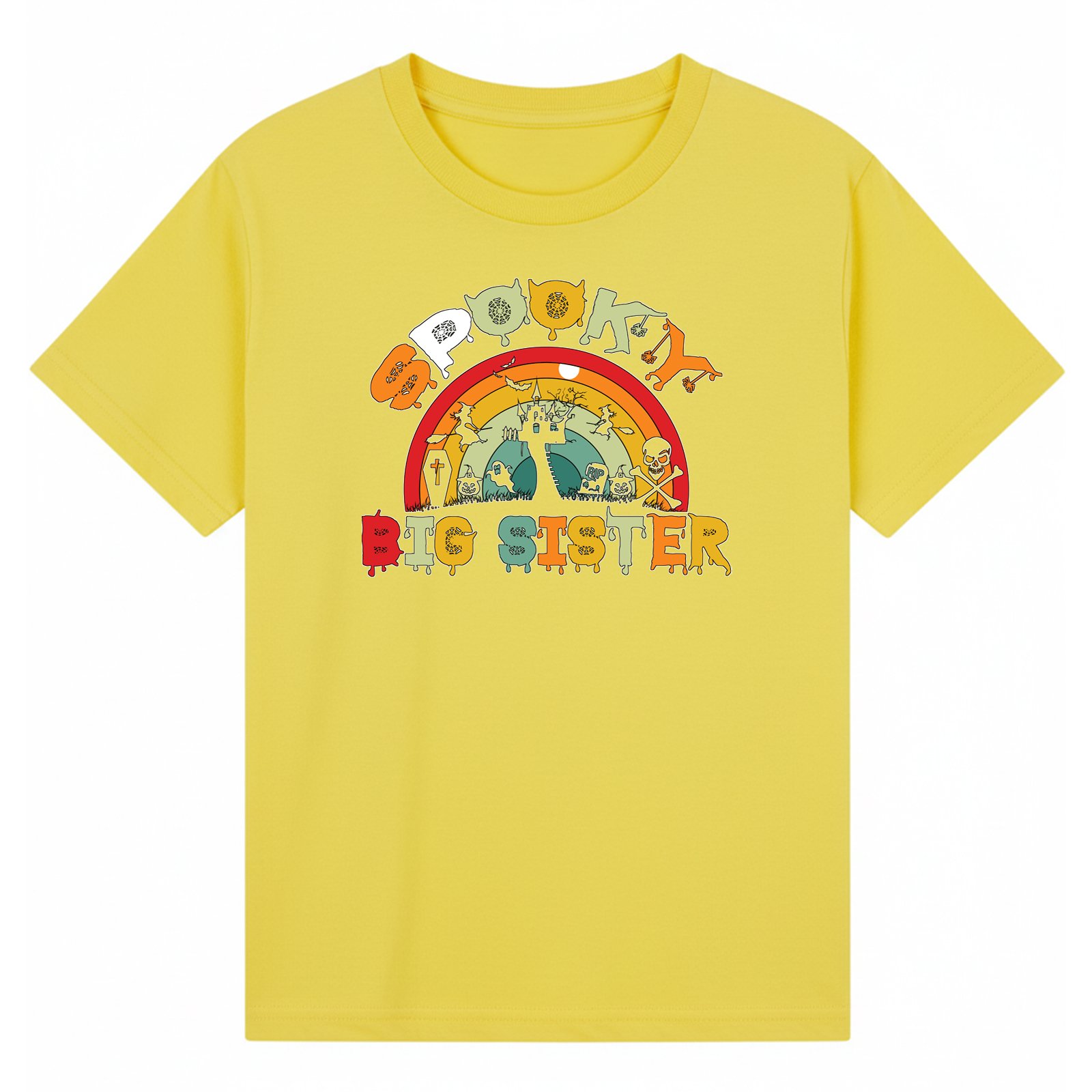 BGSIS133 artwork on yellow T-shirt