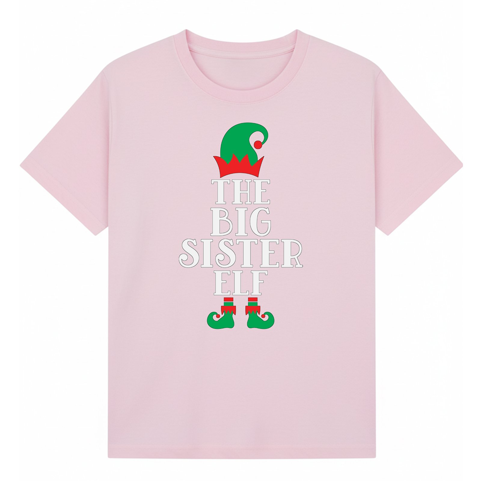 BGSIS134 artwork on light pink T-shirt