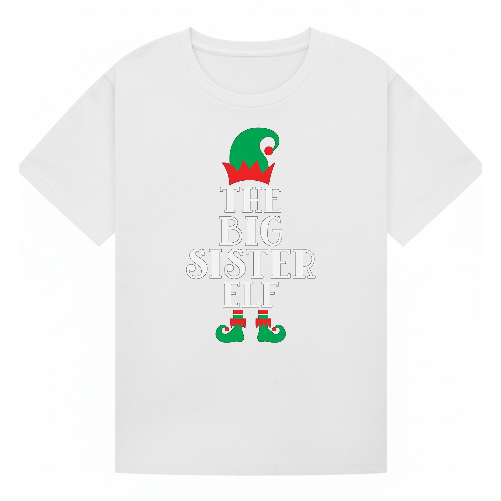 BGSIS134 artwork on white T-shirt