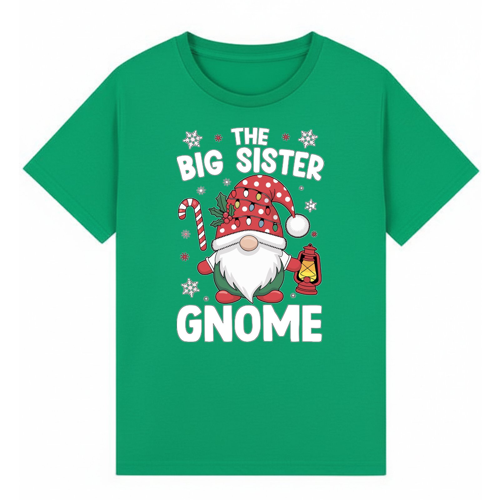 BGSIS136 artwork on irish green T-shirt