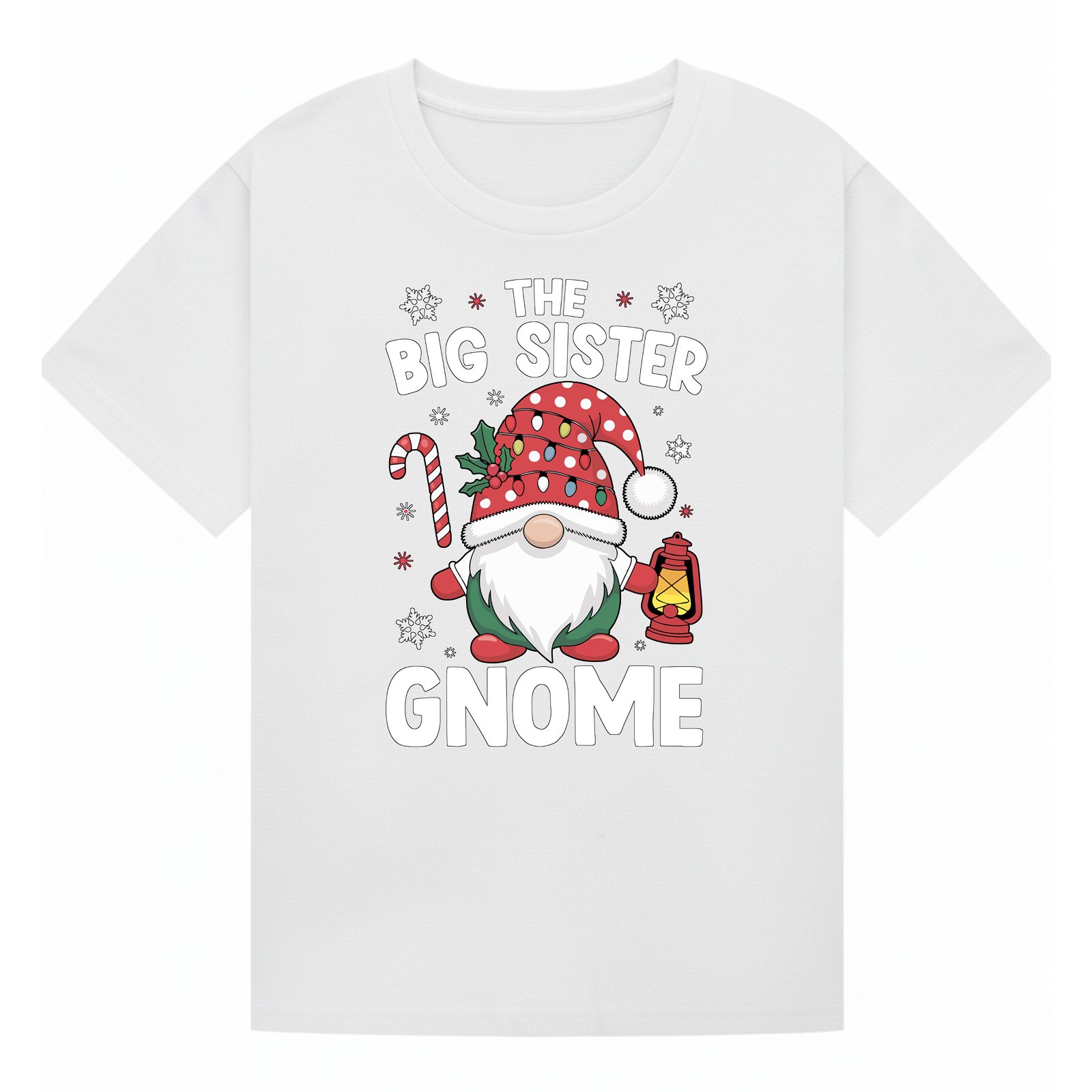 BGSIS136 artwork on white T-shirt