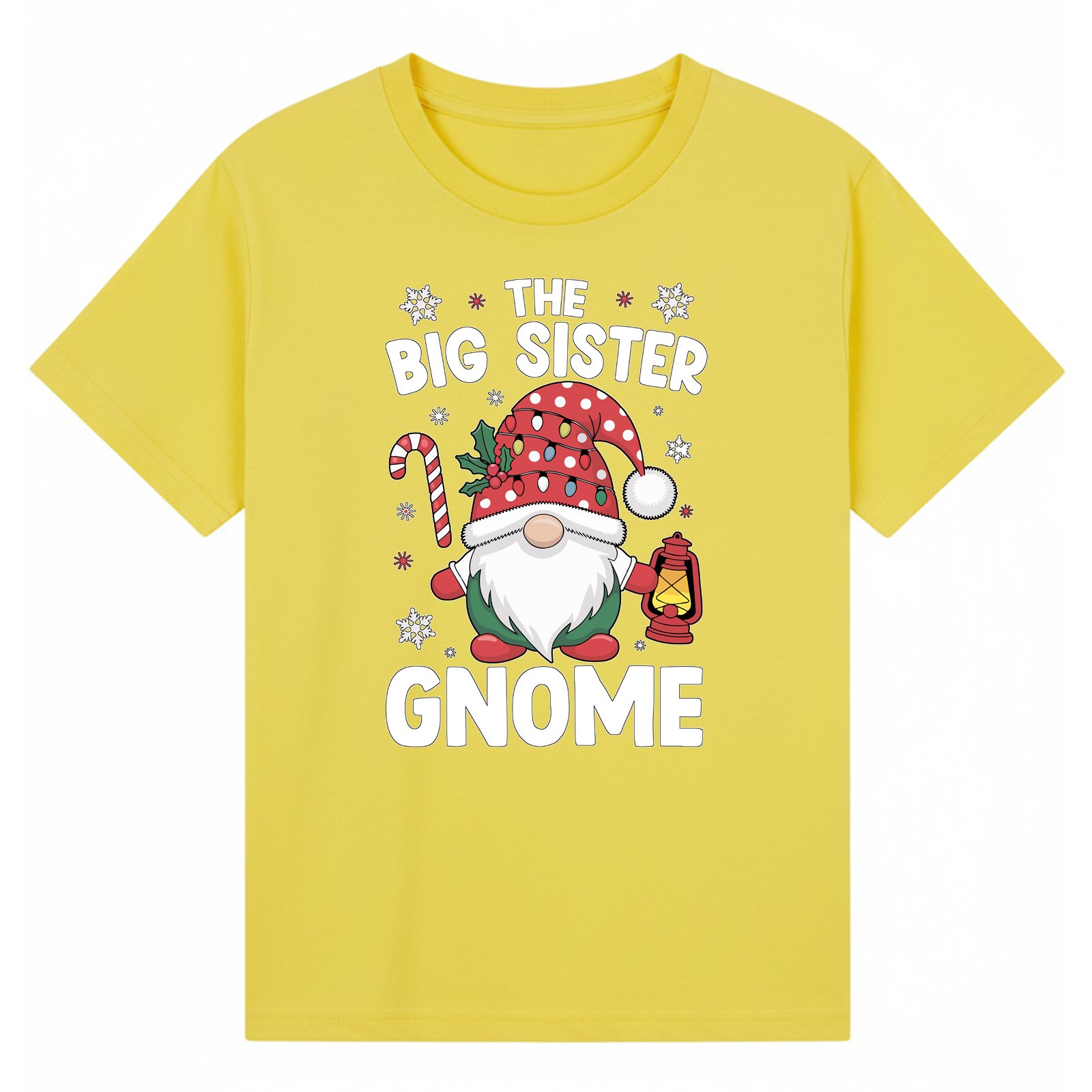 BGSIS136 artwork on yellow T-shirt